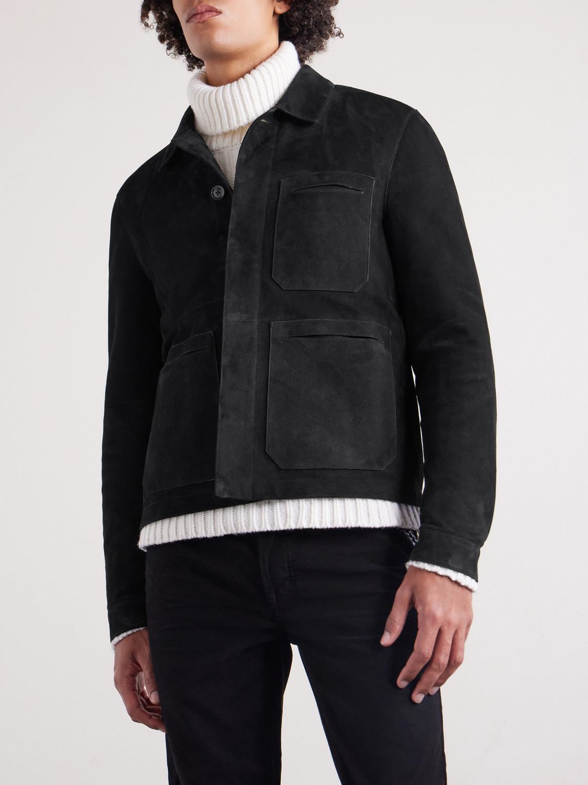 Suede Field Jacket