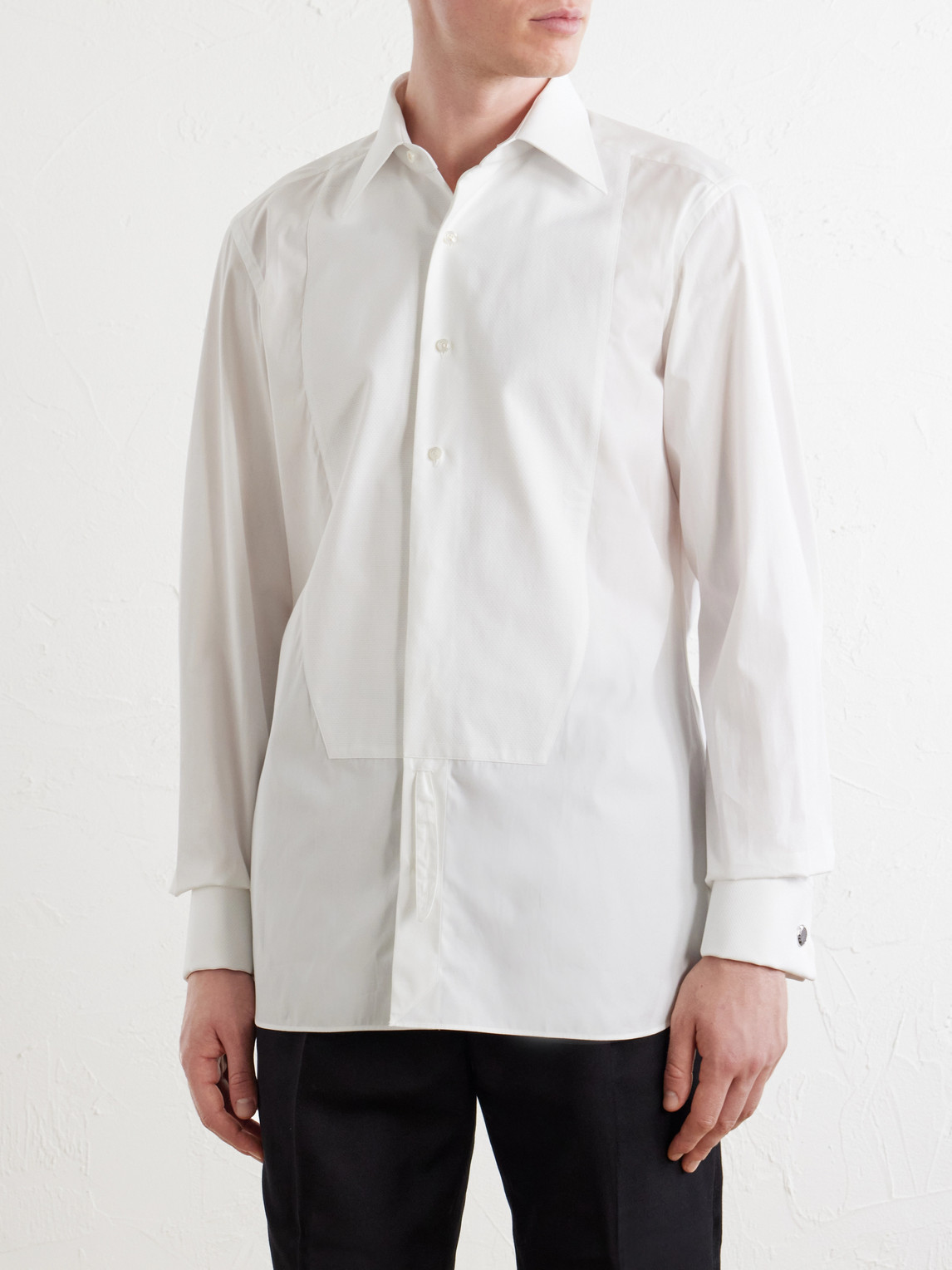 Tom Ford Cotton-Piqué Shirt - Men | Thumbnail 5 Tom Ford Cotton-Piqué Shirt - Men | Thumbnail 5
