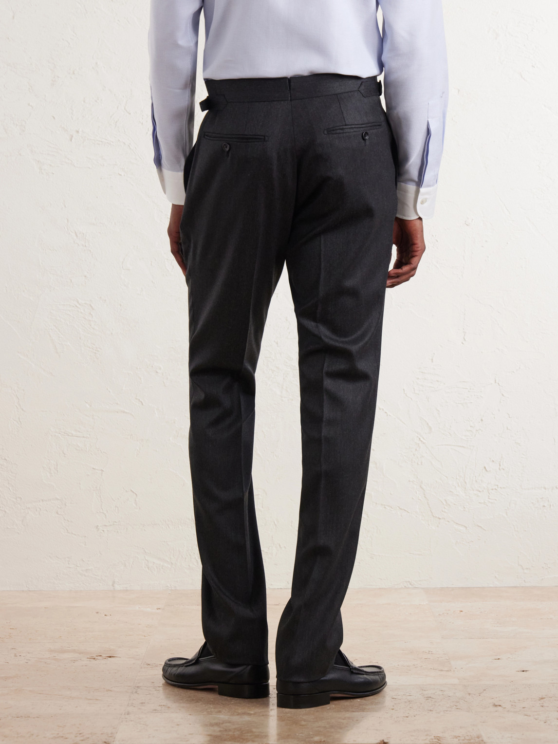 Tom Ford Shelton Straight-Leg Wool-Twill Suit Trousers - Men | Thumbnail 4 Tom Ford Shelton Straight-Leg Wool-Twill Suit Trousers - Men | Thumbnail 4