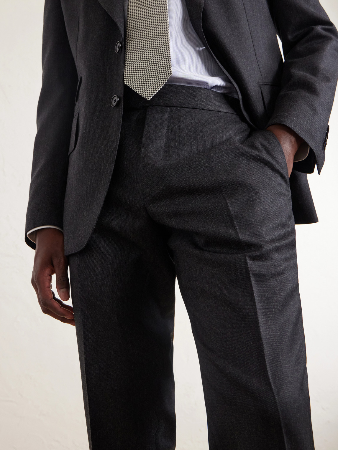 Tom Ford Shelton Straight-Leg Wool-Twill Suit Trousers - Men | Thumbnail 5 Tom Ford Shelton Straight-Leg Wool-Twill Suit Trousers - Men | Thumbnail 5