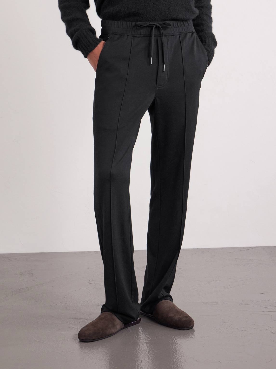 Straight-Leg Wool, Silk And Cashmere-Blend Sweatpants