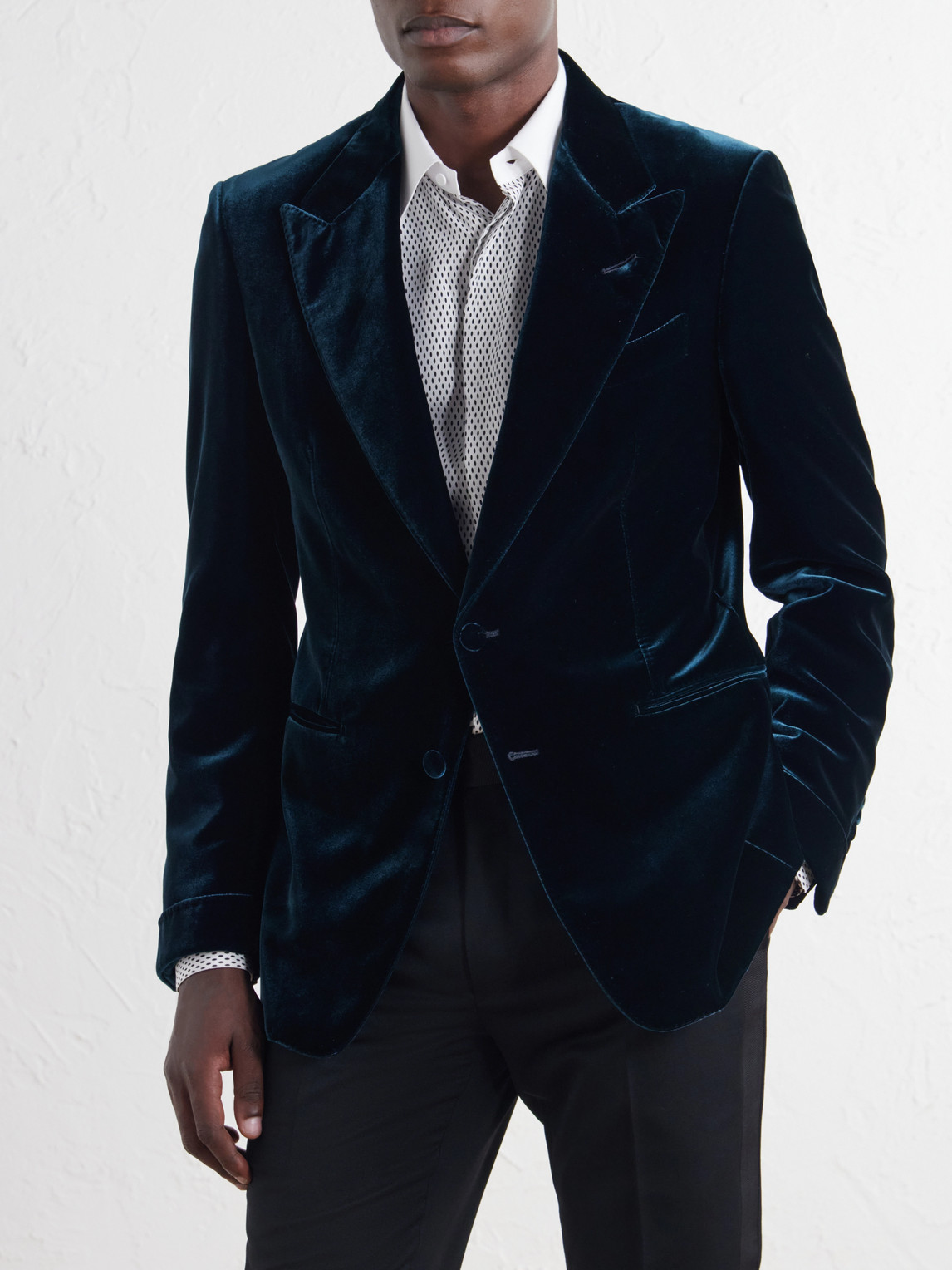 Shelton Velvet Tuxedo Jacket