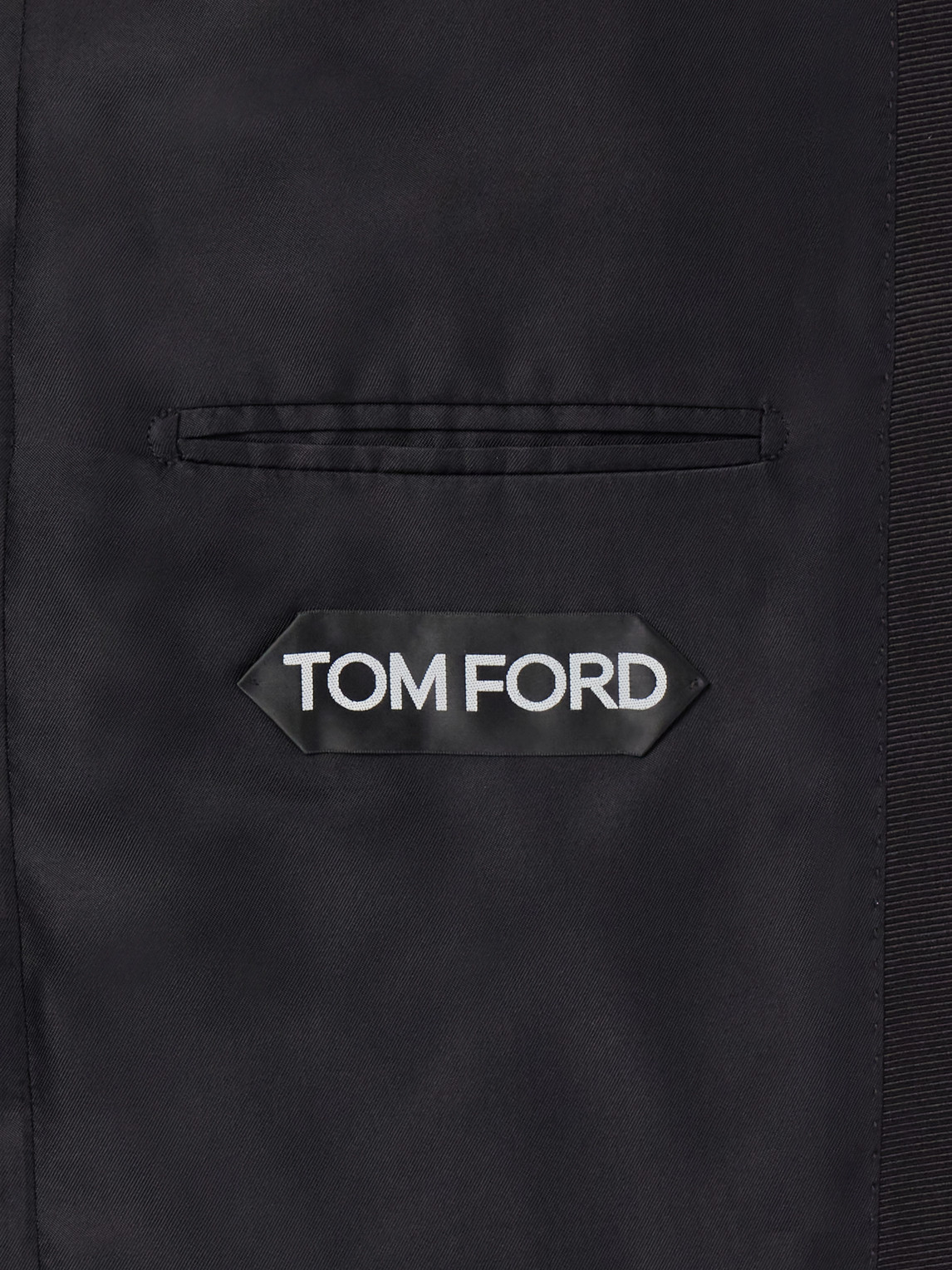 Shelton Grosgrain-Trimmed Wool And Mohair-Blend Twill Tuxedo Suit