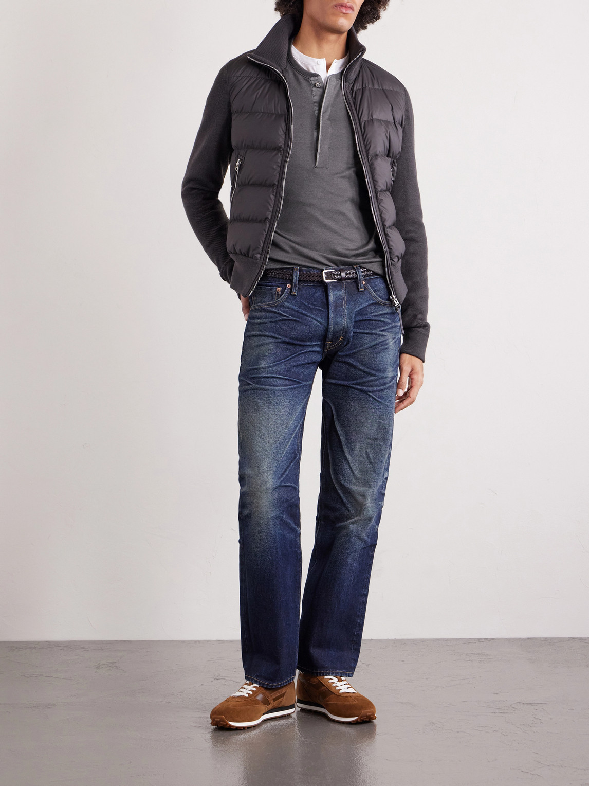 Slim-Fit Cashmere, Wool And Silk-Blend Sweatshirt
