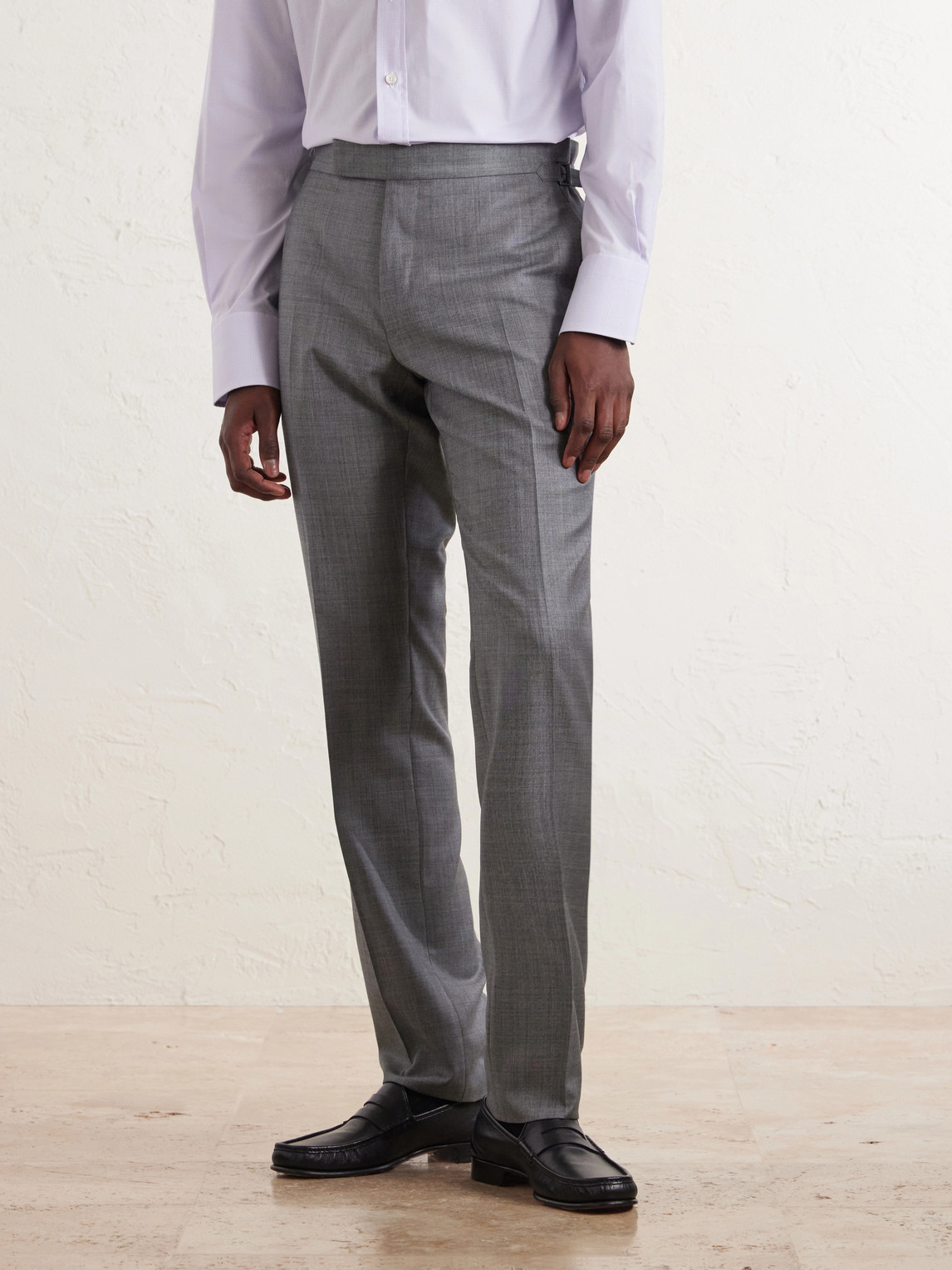 Tom Ford Shelton Straight-Leg Wool-Twill Suit Trousers - Men | Thumbnail 3 Tom Ford Shelton Straight-Leg Wool-Twill Suit Trousers - Men | Thumbnail 3