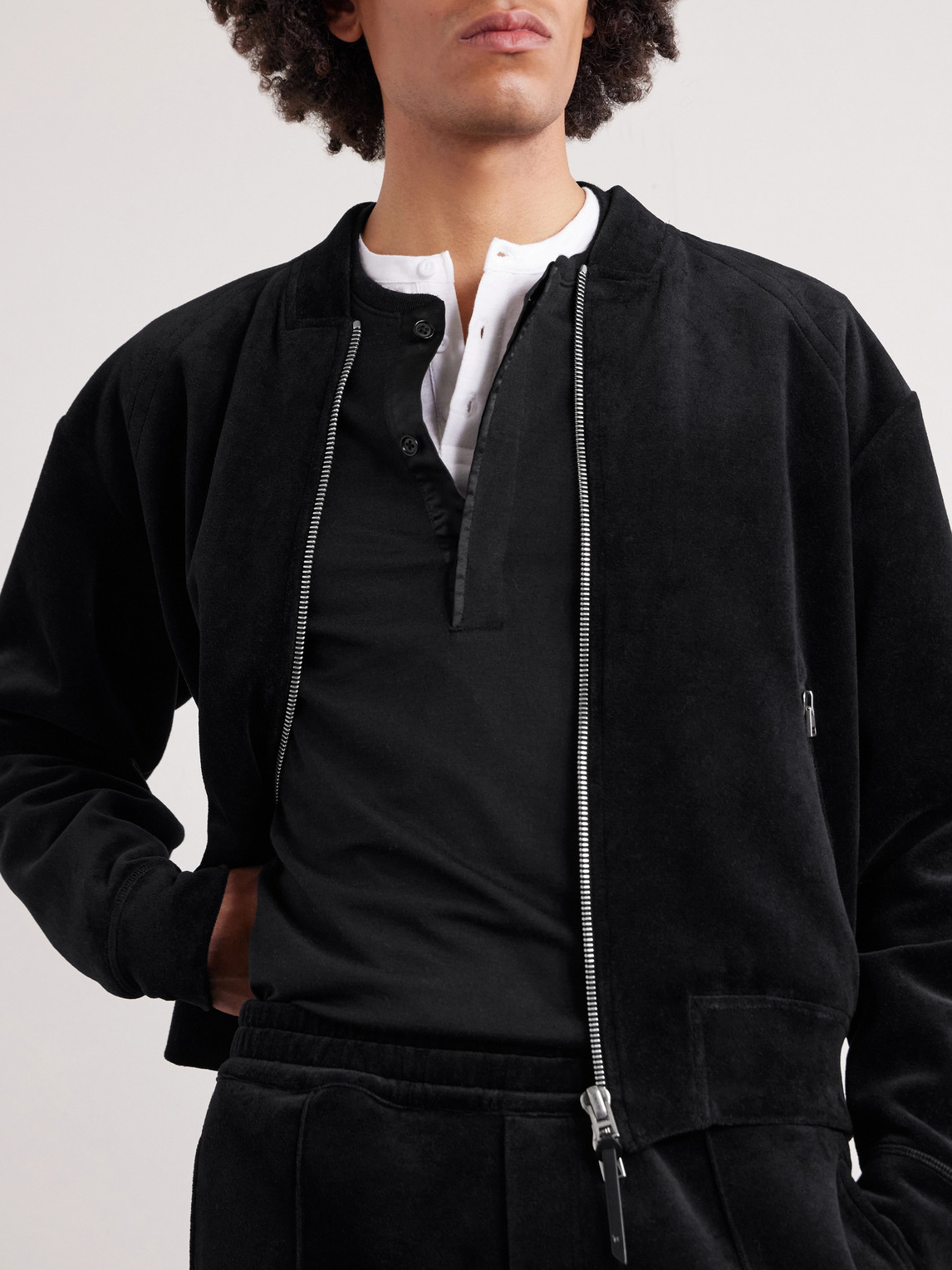 Slim-Fit Cashmere, Wool And Silk-Blend Sweatshirt