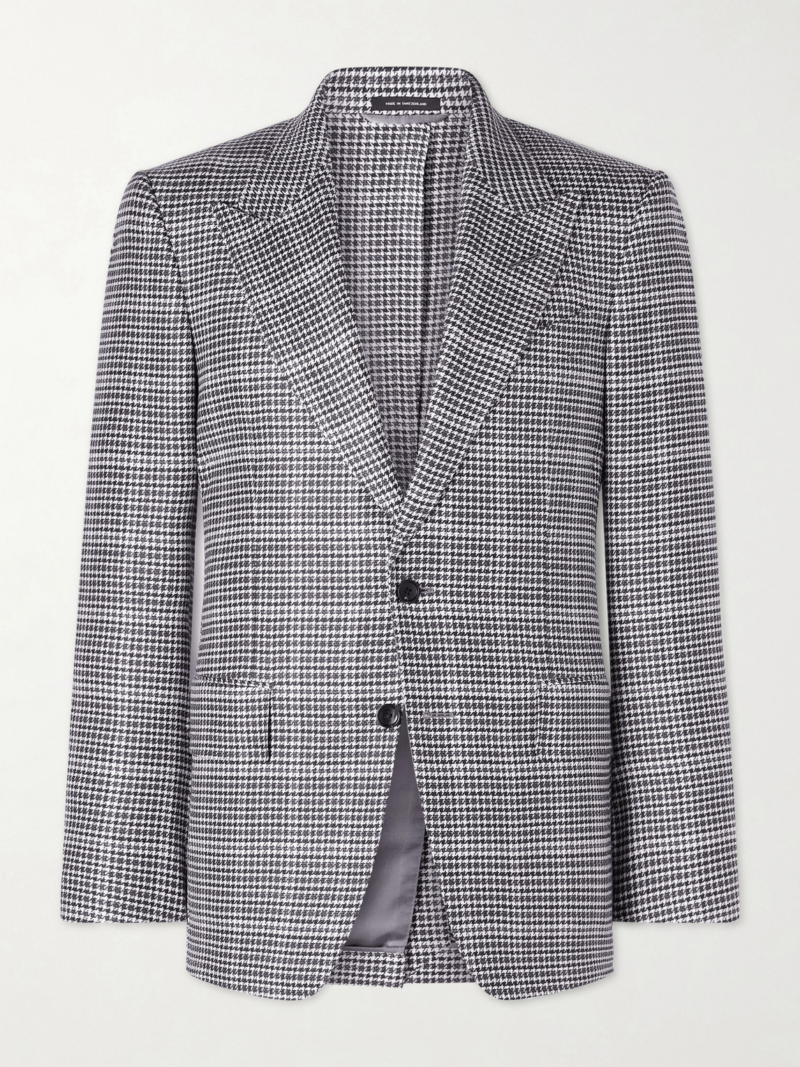 TOM FORD – Houndstooth Wool-Blend Blazer