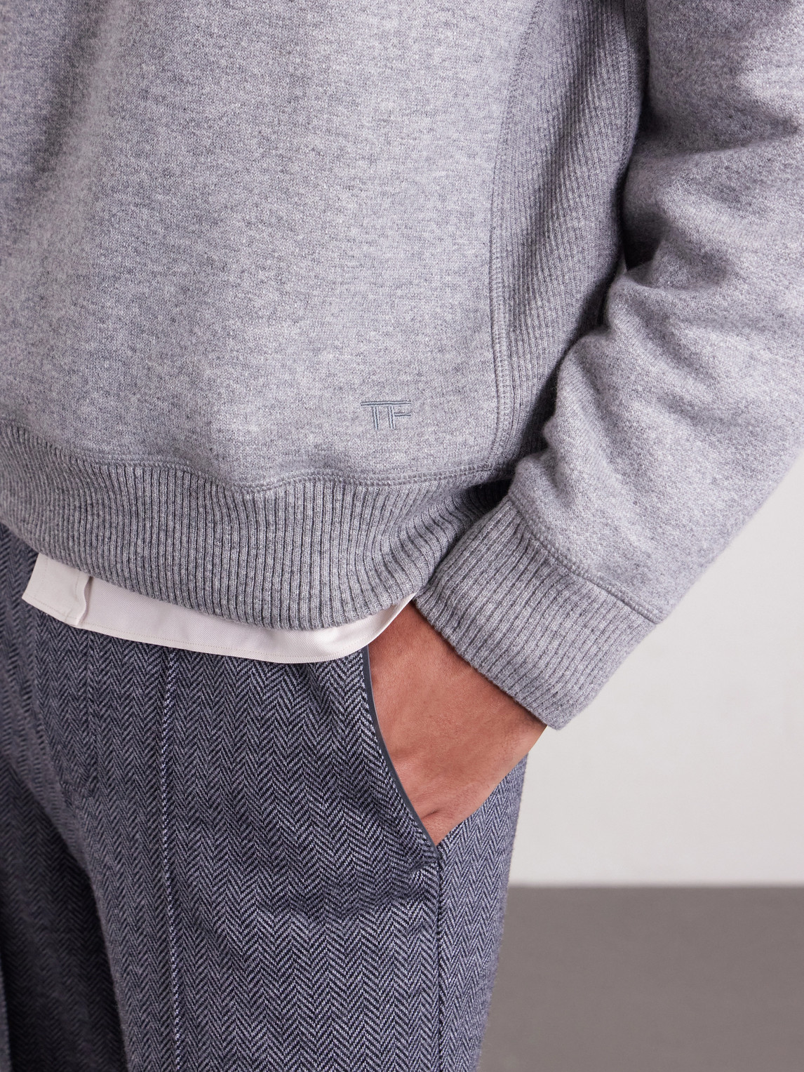 Cashmere And Cotton-Blend Sweater