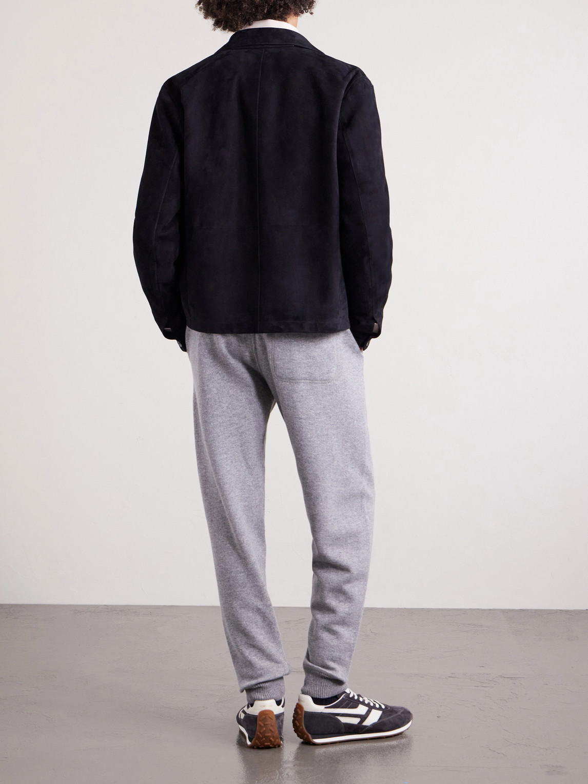 Tapered Cashmere And Cotton-Blend Sweatpants