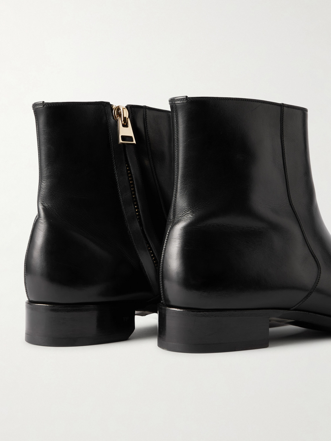 Tom Ford Elkan Burnished-Leather Chelsea Boots - Men | Thumbnail 5 Tom Ford Elkan Burnished-Leather Chelsea Boots - Men | Thumbnail 5