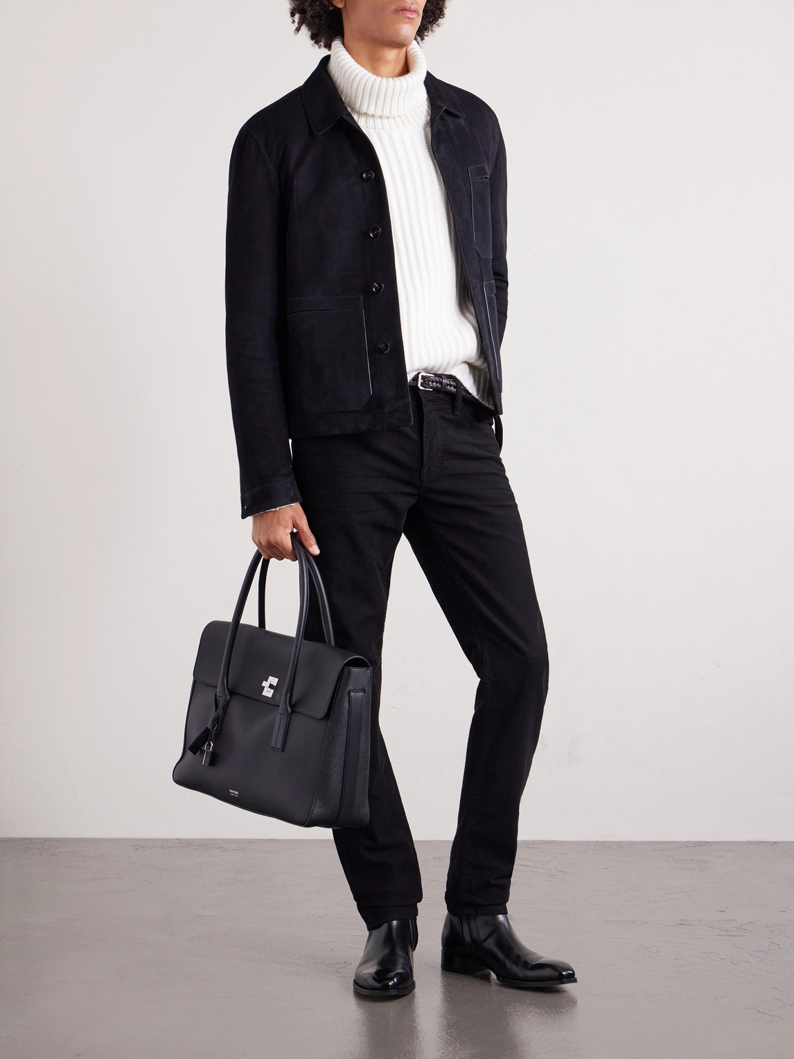 Tom Ford Elkan Burnished-Leather Chelsea Boots - Men | Thumbnail 2 Tom Ford Elkan Burnished-Leather Chelsea Boots - Men | Thumbnail 2