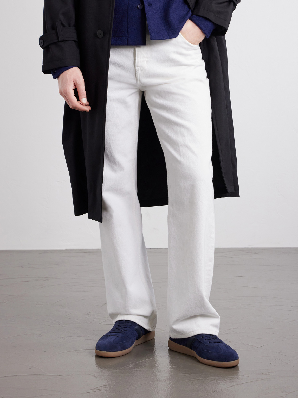 Tom Ford Leather-Trimmed Suede Sneakers - Men | Thumbnail 2 Tom Ford Leather-Trimmed Suede Sneakers - Men | Thumbnail 2