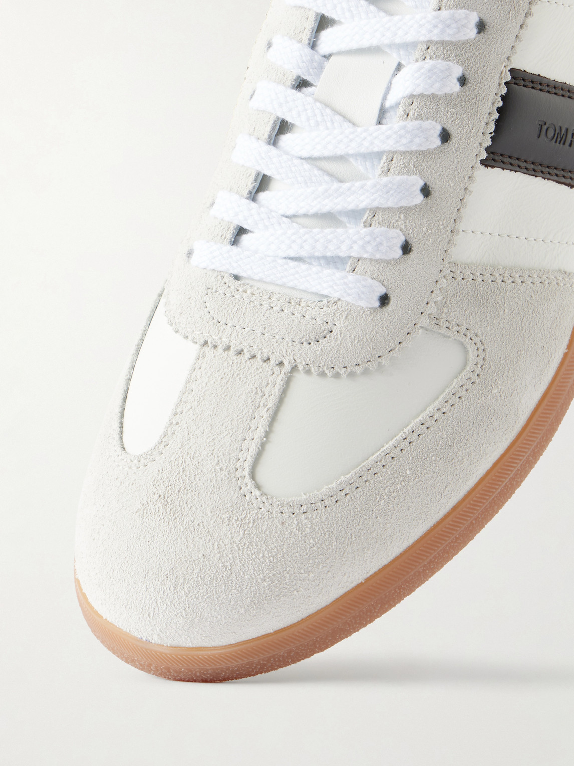 Tom Ford Archer Suede and Leather Sneakers - Men | Thumbnail 5 Tom Ford Archer Suede and Leather Sneakers - Men | Thumbnail 5