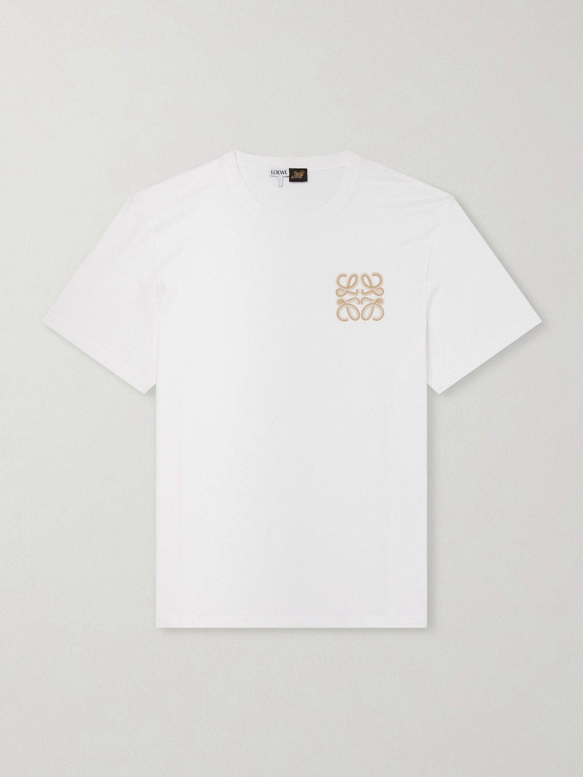 Loewe Paula's Ibiza Logo-Embroidered Cotton T-Shirten