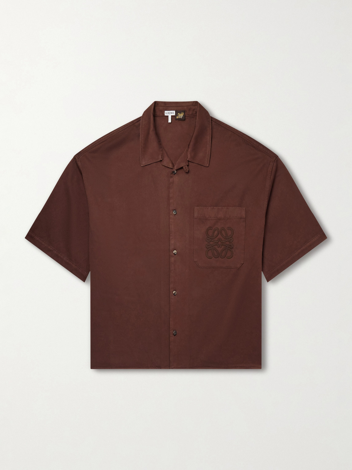 Loewe Paula's Ibiza Logo-Embroidered Cotton Shirt EU 44