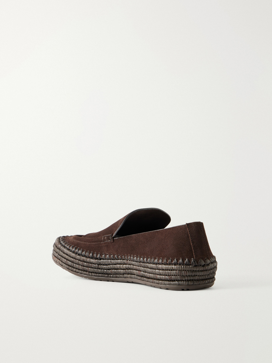 Paula'S Ibiza Rio Raffia-Trimmed Loafers