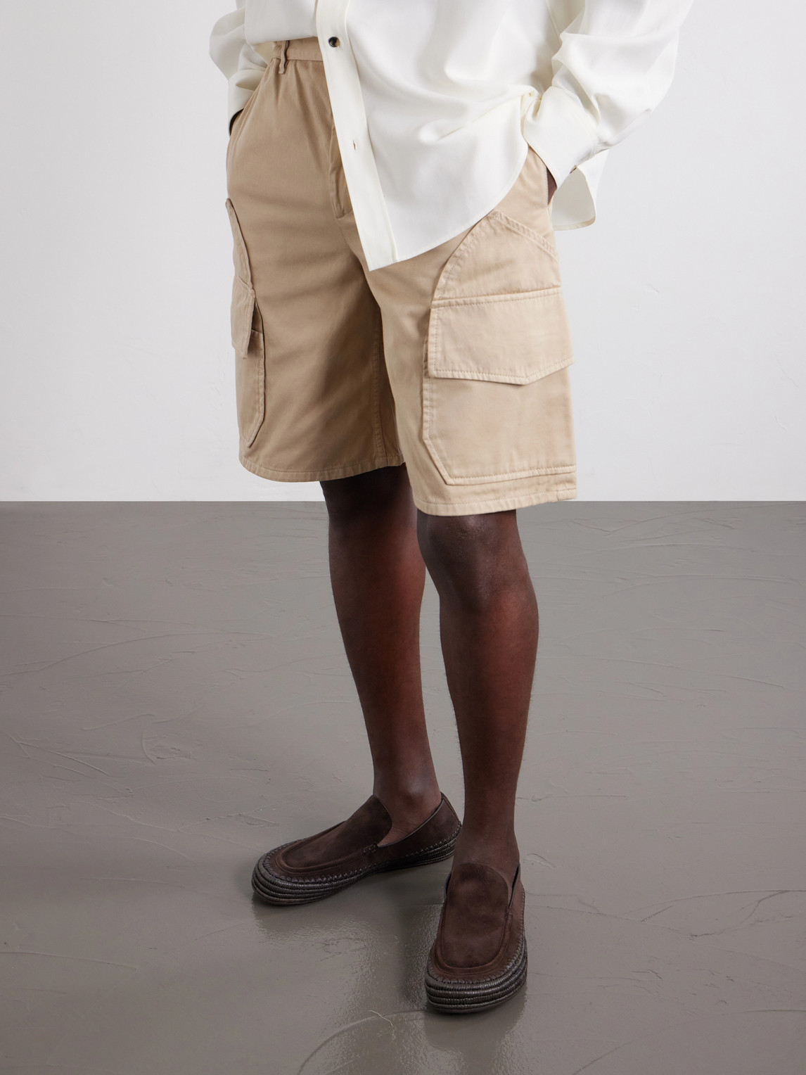 Paula'S Ibiza Rio Raffia-Trimmed Loafers