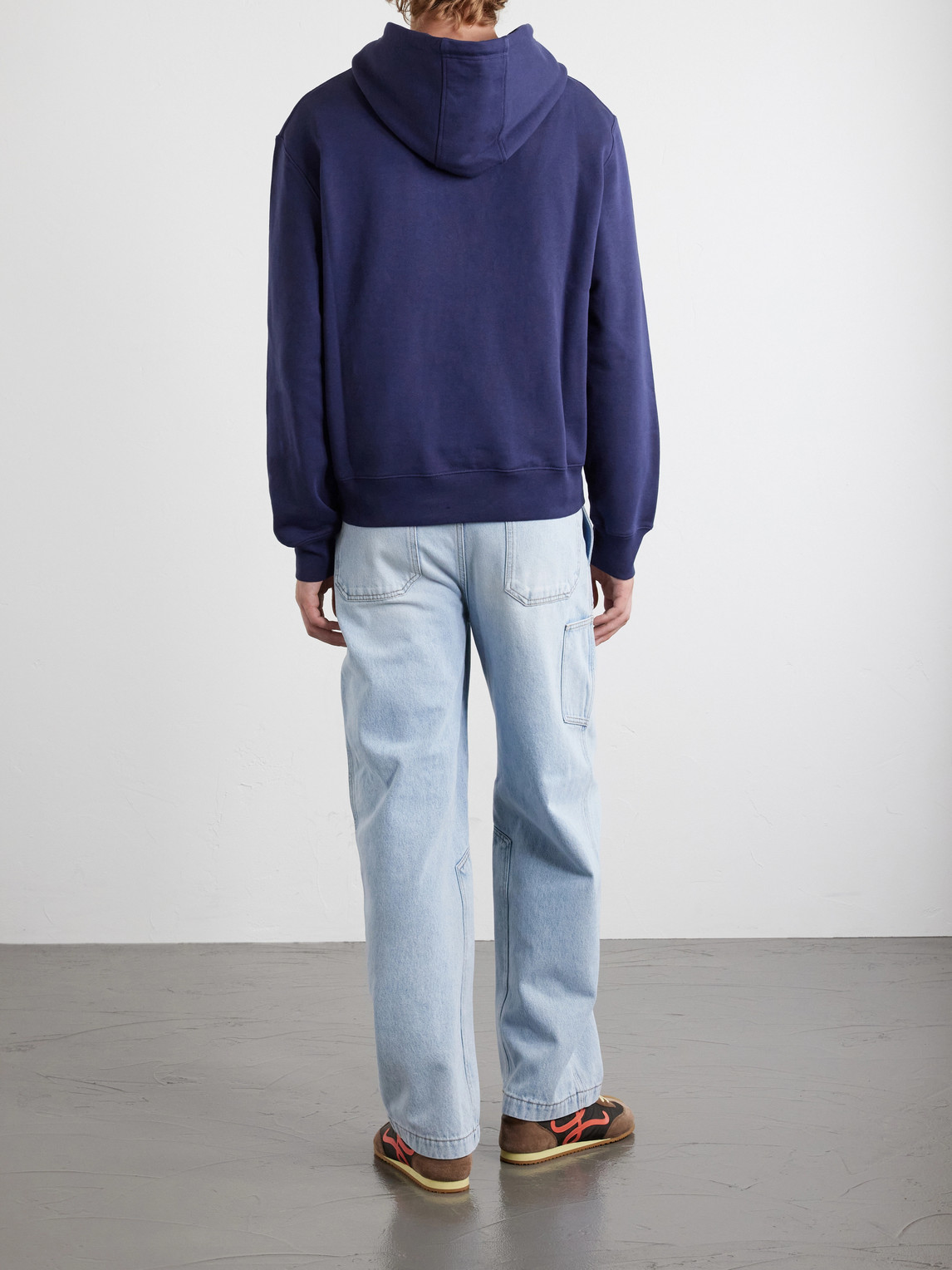 Paula'S Ibiza Anagram-Embroidered Cotton-Jersey Hoodie