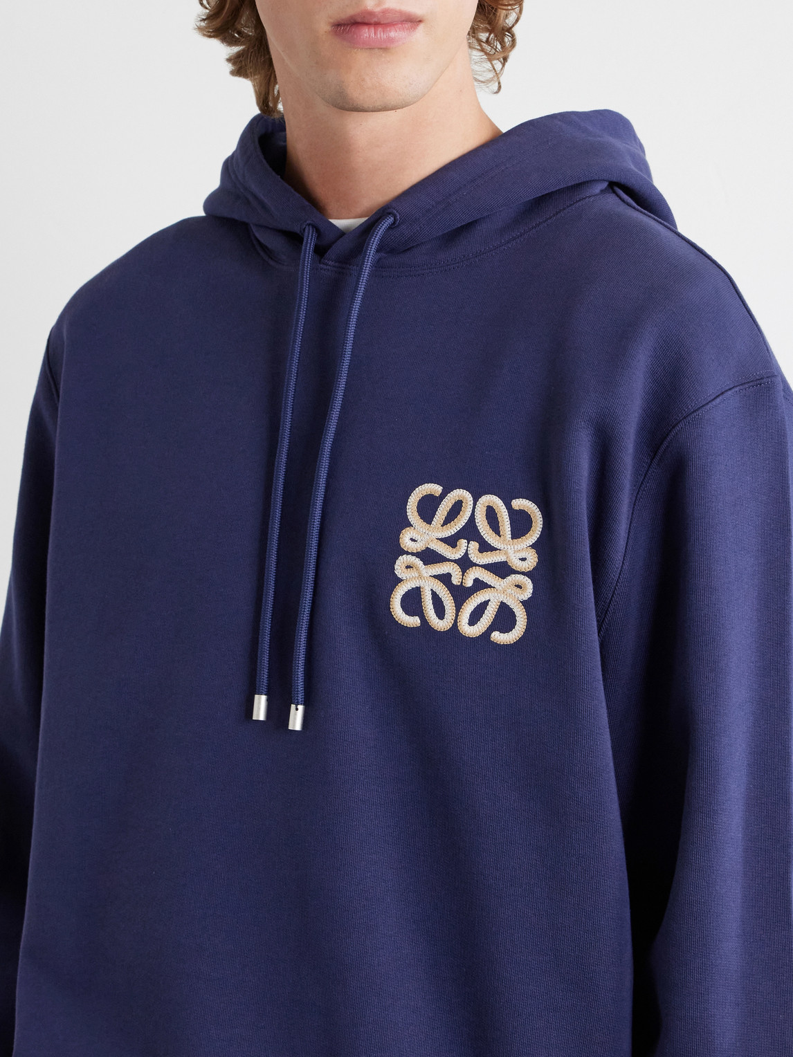 Paula'S Ibiza Anagram-Embroidered Cotton-Jersey Hoodie