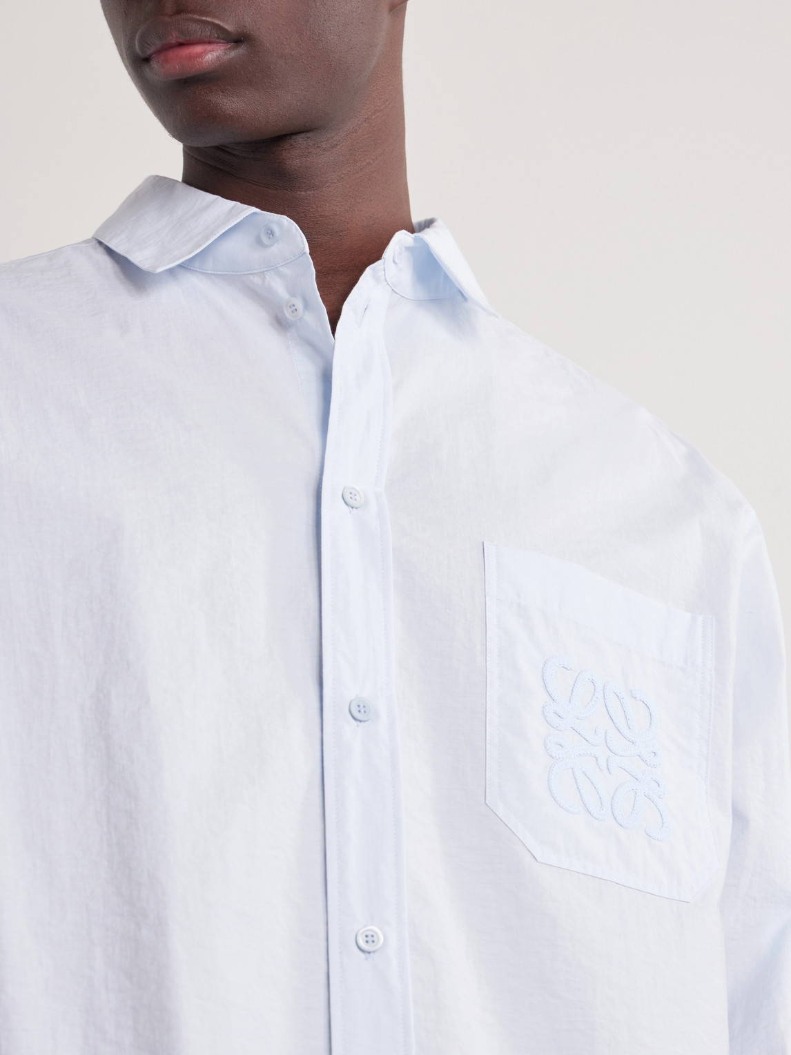 Paula'S Ibiza Logo-Embroidered Cotton-Blend Shirt