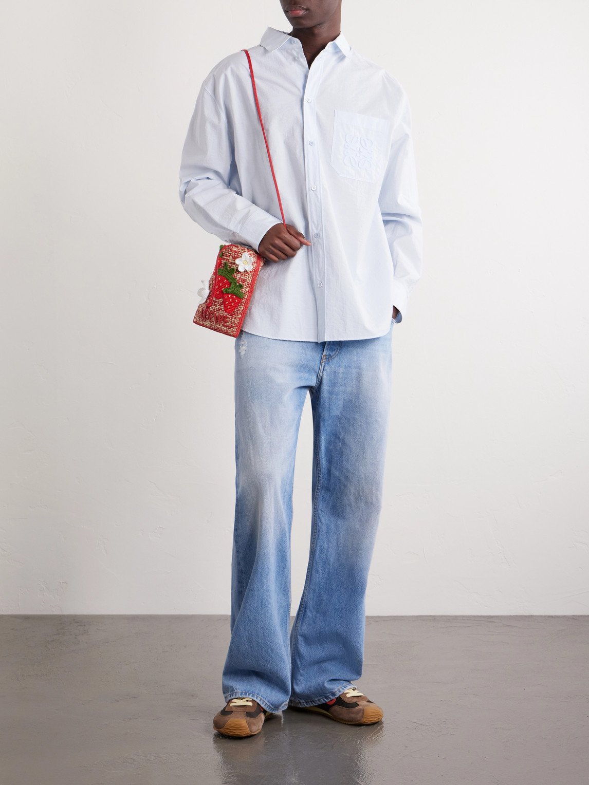 Paula'S Ibiza Logo-Embroidered Cotton-Blend Shirt