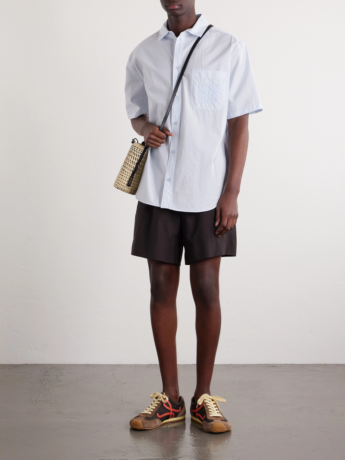 Paula'S Ibiza Logo-Embroidered Cotton-Blend Shirt