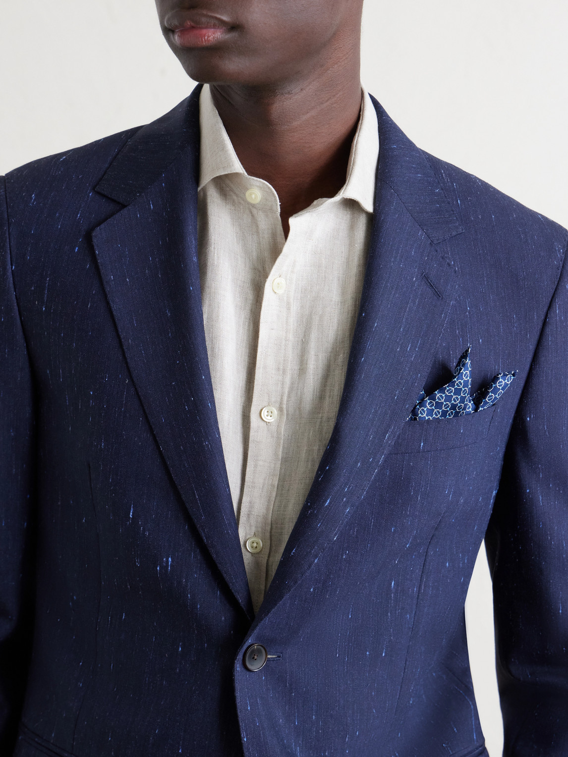 Mr P. - Wool And Silk-Blend Dupioni Suit Jacket
