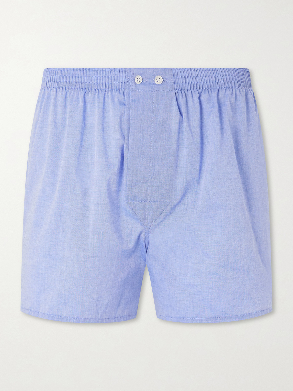 Derek Rose Amalfi Cotton Boxer Shorts In Blue