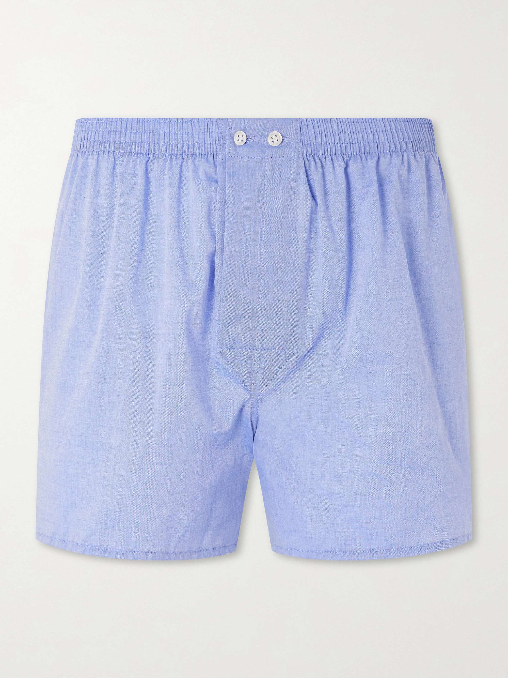 DEREK ROSE Amalfi Cotton Boxer Shorts