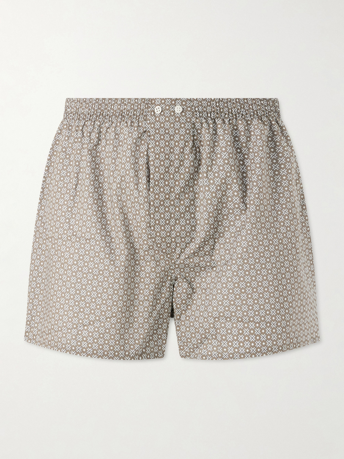 Derek Rose Ledbury 96 Printed Cotton Boxer Shorts - Men