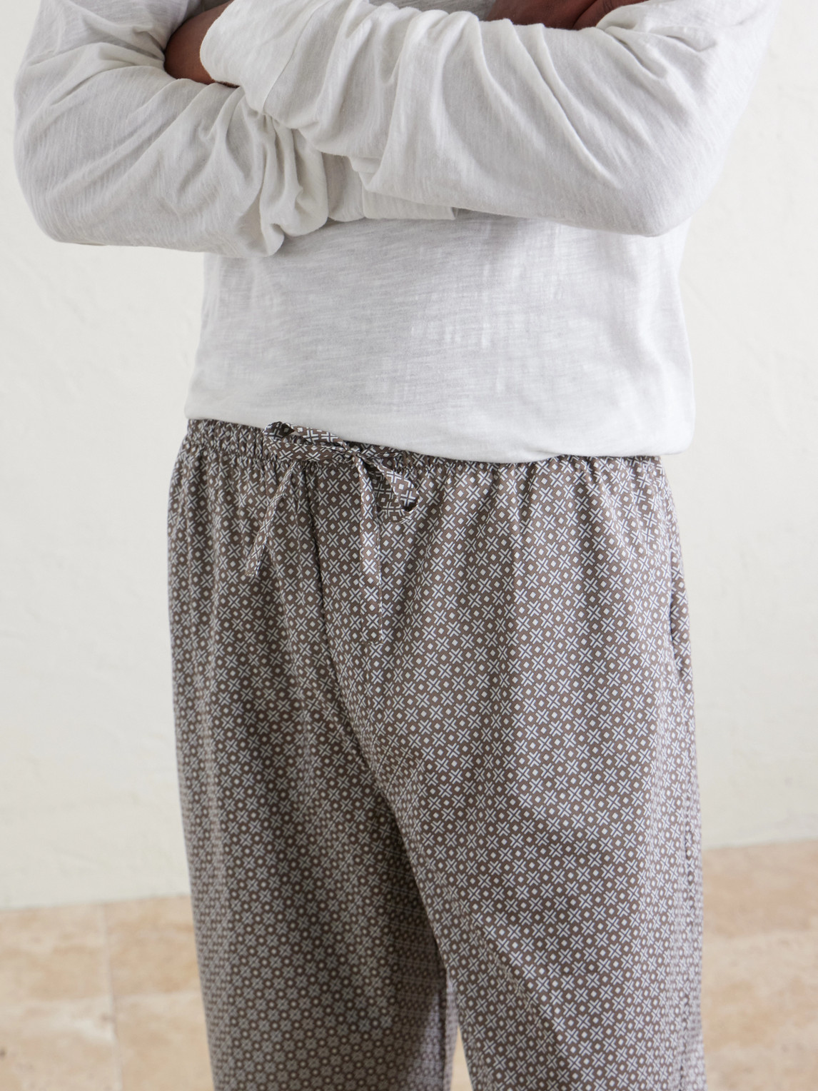 Ledbury 96 Printed Cotton-Poplin Pyjama Trousers