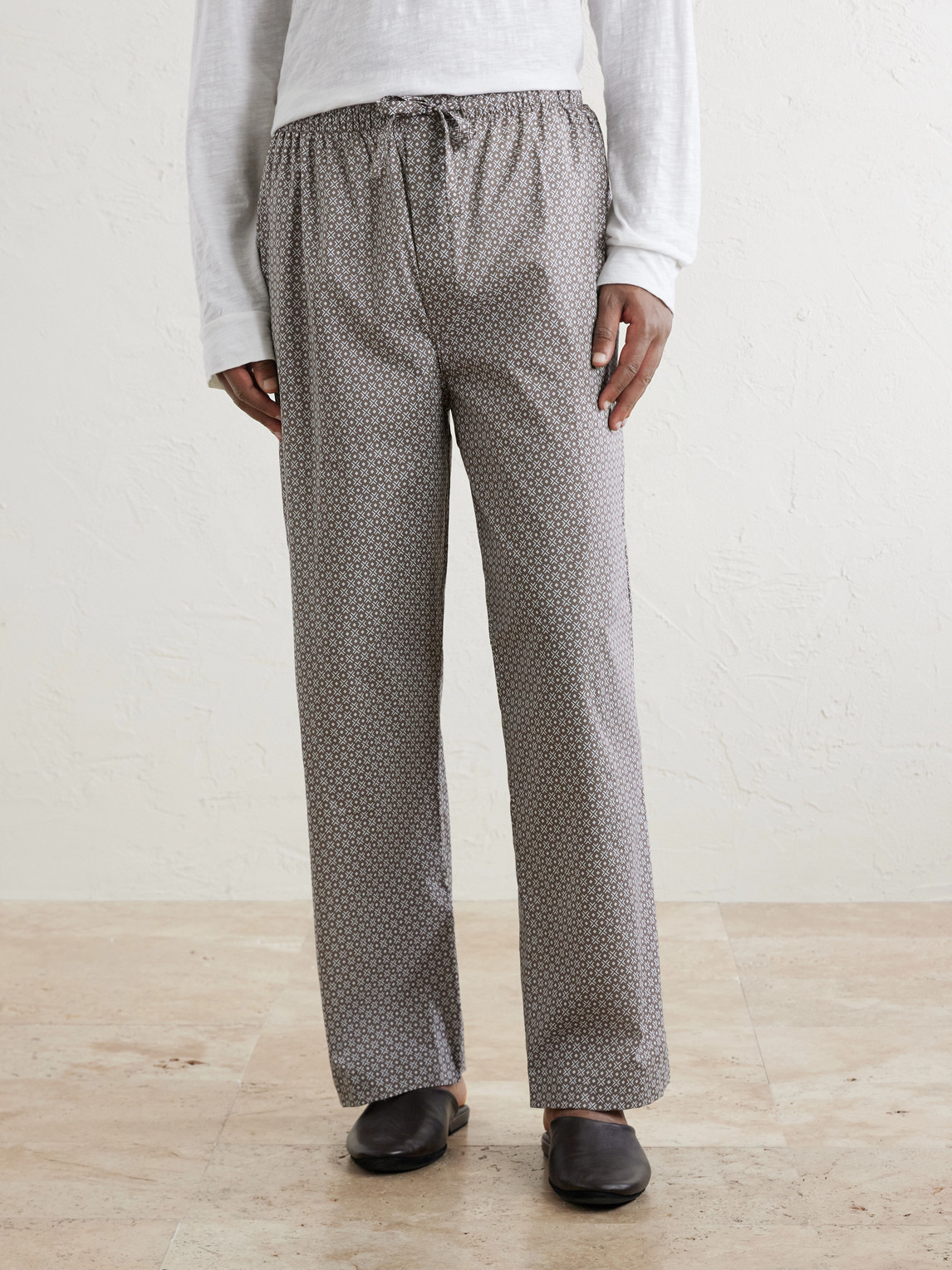Ledbury 96 Printed Cotton-Poplin Pyjama Trousers