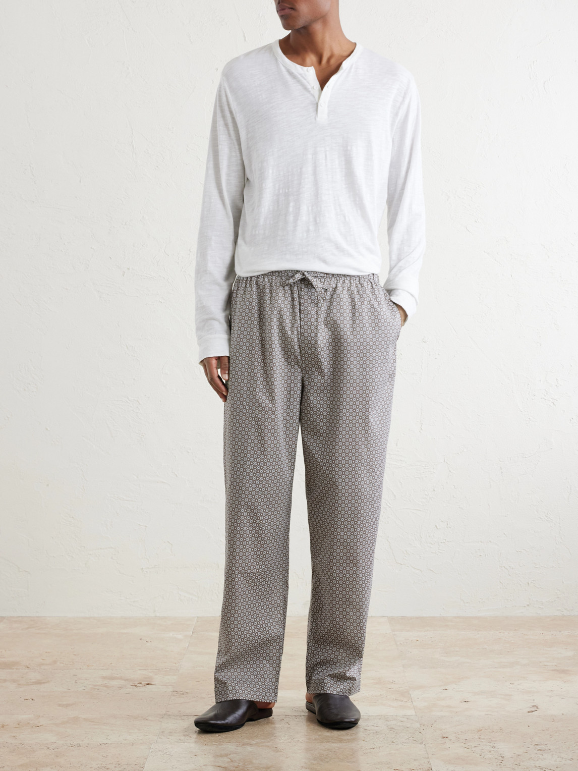 Ledbury 96 Printed Cotton-Poplin Pyjama Trousers
