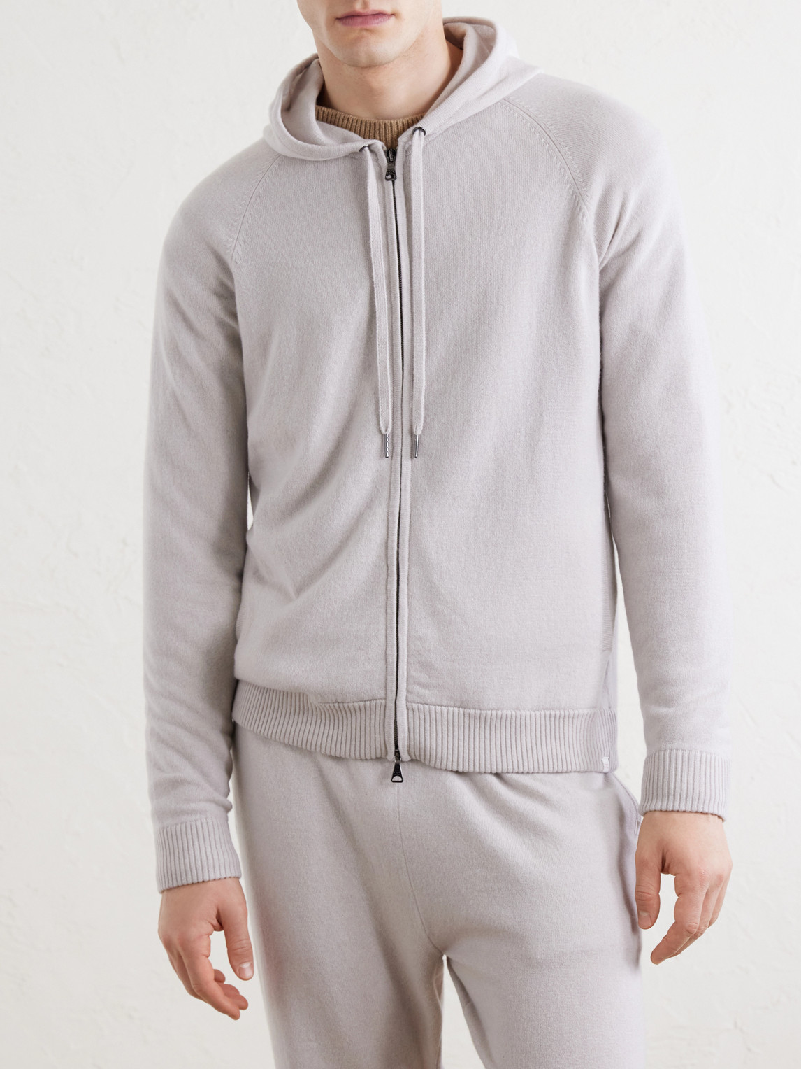  Derek Rose - Finley Cashmere Hoodie - Men - Gray - S 