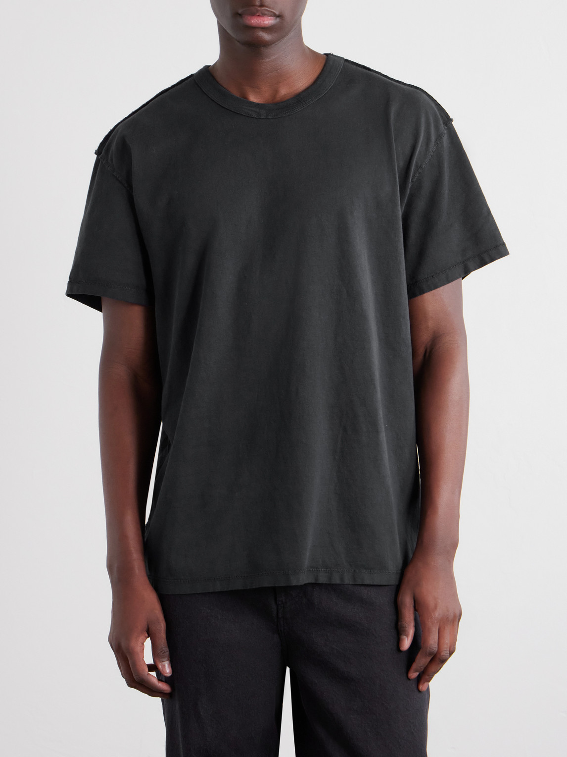 Inside Out Heavyweight Cotton-Jersey T-Shirt