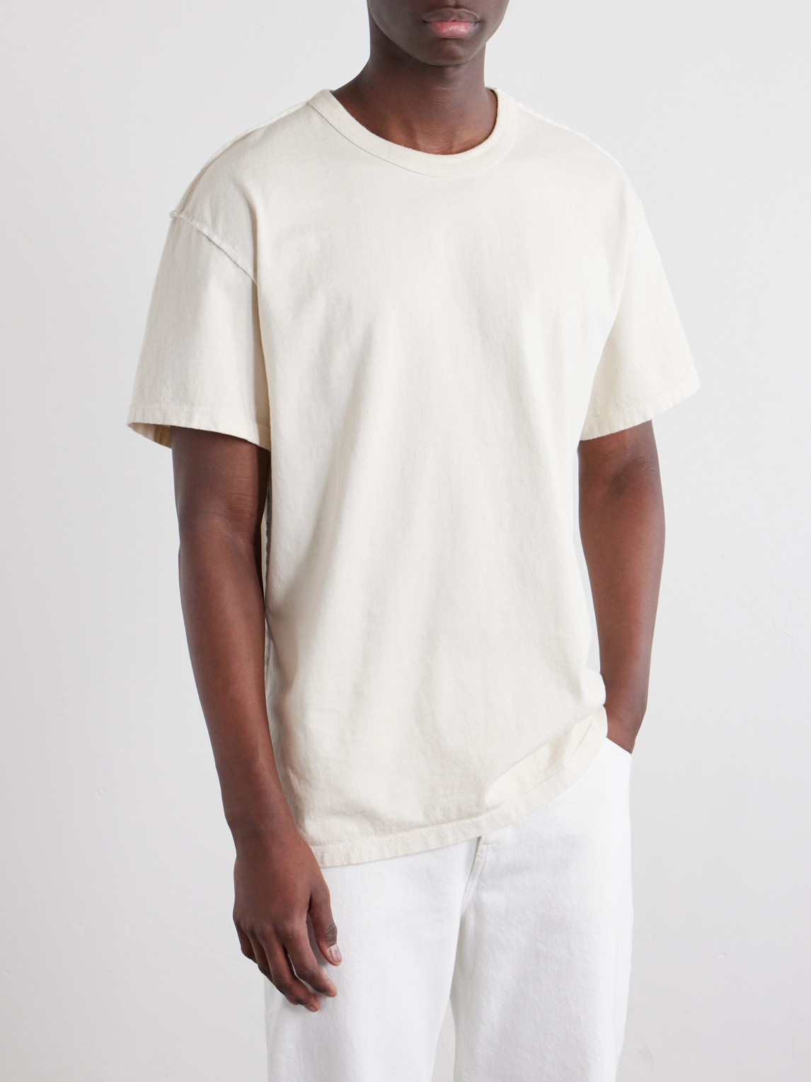 Inside Out Lightweight Combed Cotton-Jersey T-Shirt