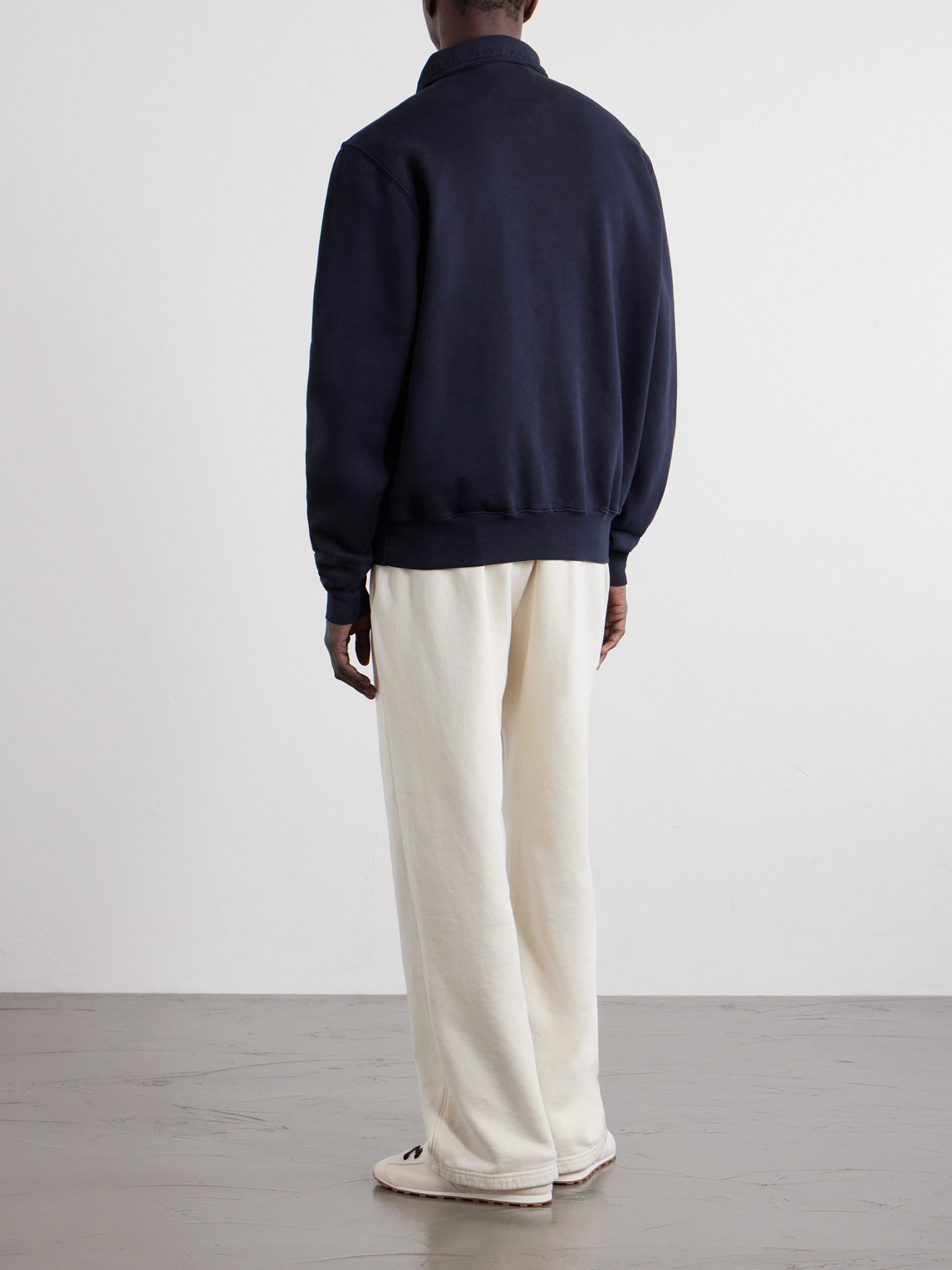Yacht Heavyweight Cotton-Jersey Half-Zip Sweatshirt