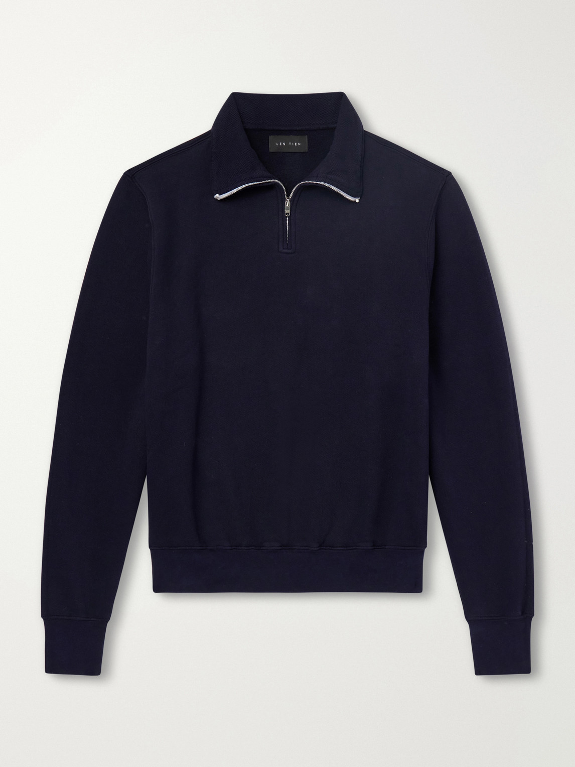 Les Tien Yacht Heavyweight Cotton-Jersey Half-Zip Sweatshirt - Men | Thumbnail 6 Les Tien Yacht Heavyweight Cotton-Jersey Half-Zip Sweatshirt - Men | Thumbnail 6