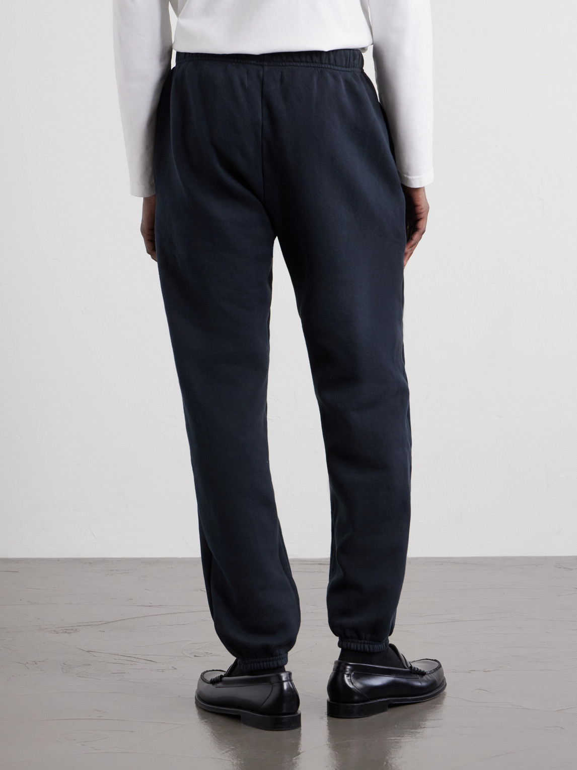 Heavyweight Structured-Fleece Cotton-Jersey Sweatpants