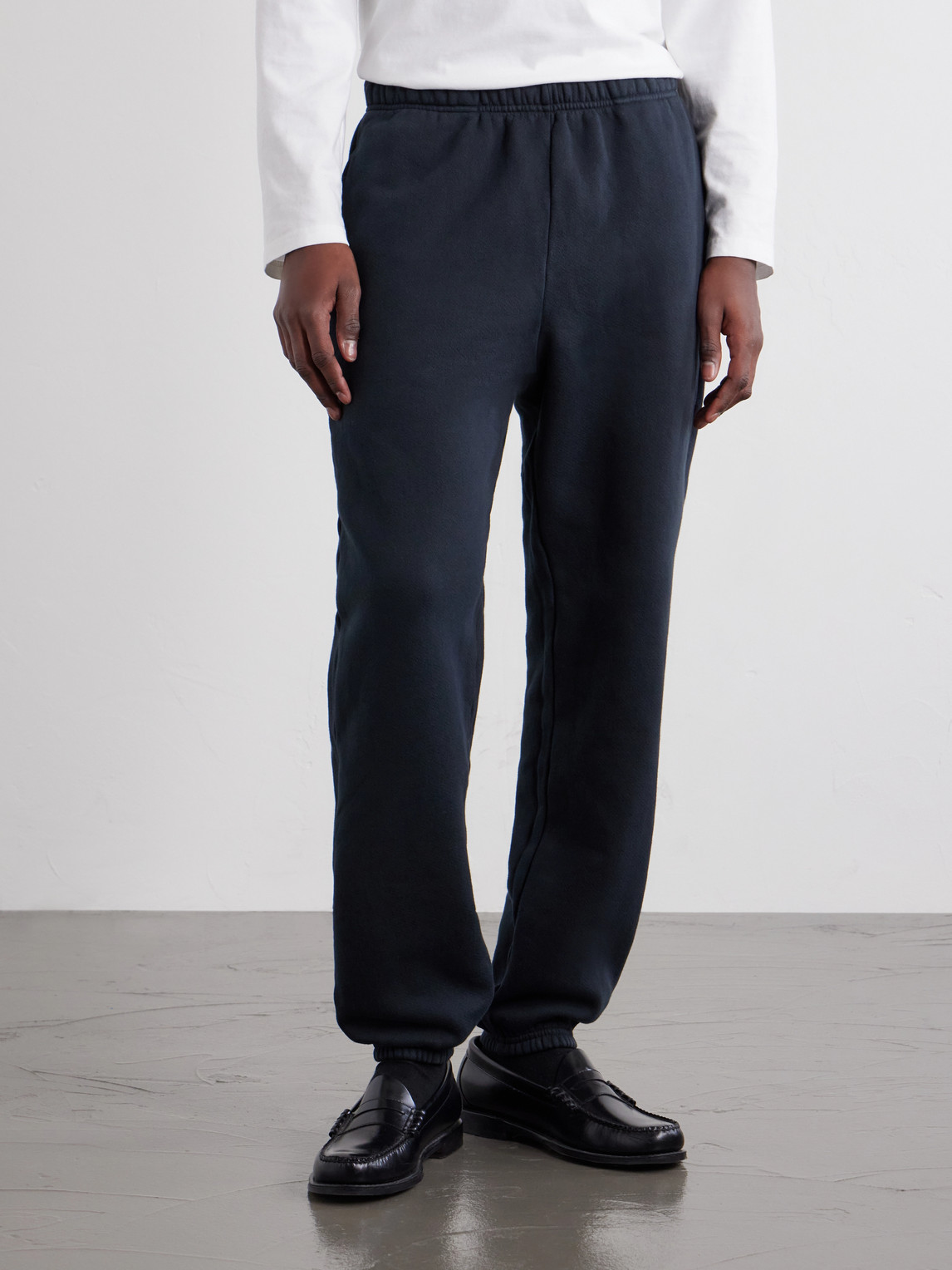 Heavyweight Structured-Fleece Cotton-Jersey Sweatpants