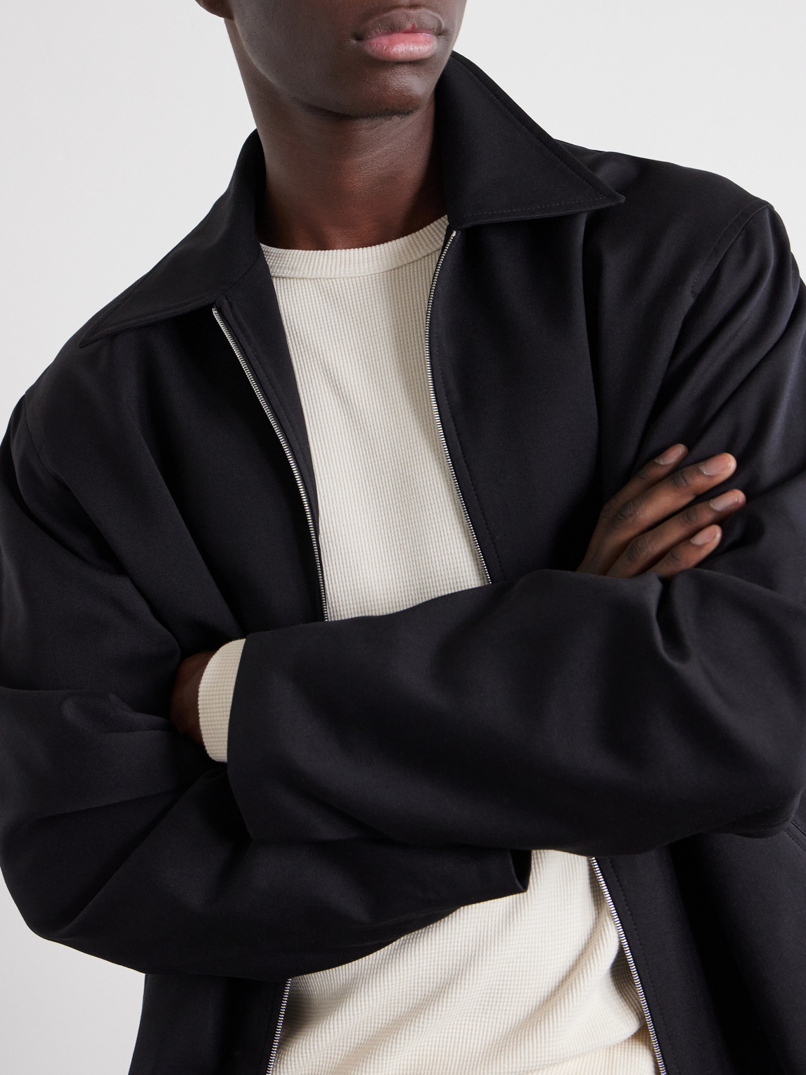 Thermal Baseball Cotton-Jersey Hem Tee