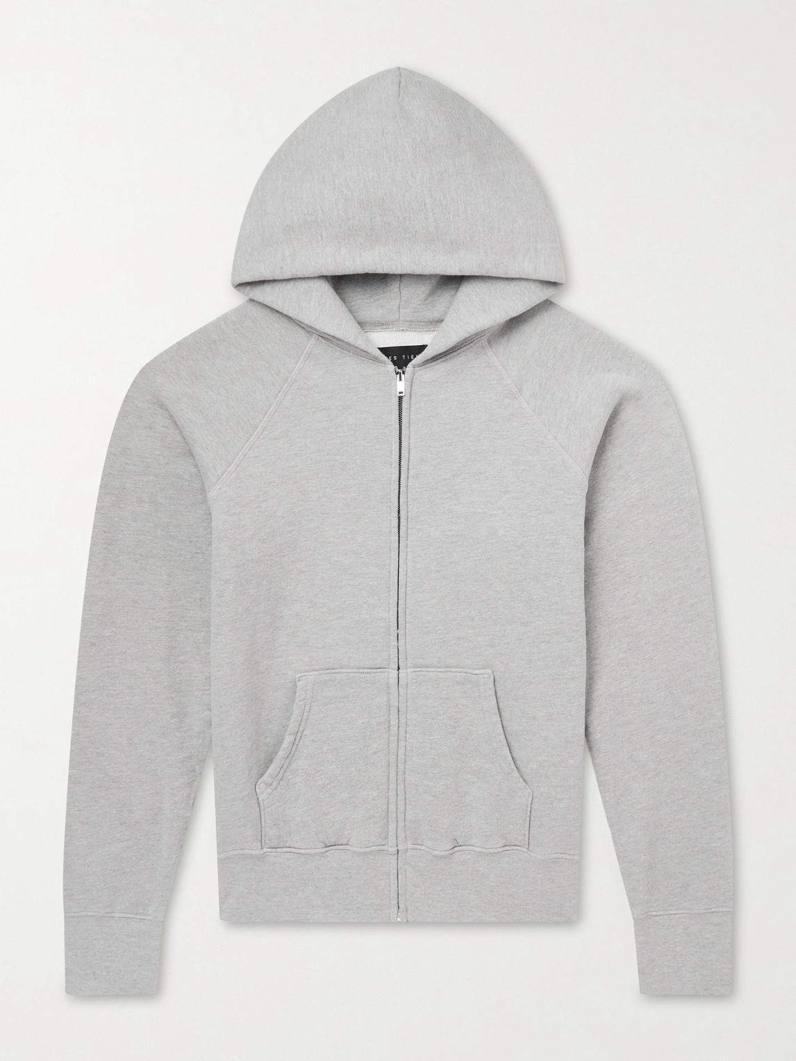 Les Tien Heavyweight Cotton-Jersey Raglan Zip-Up Hoodie - Men | Thumbnail 6 Les Tien Heavyweight Cotton-Jersey Raglan Zip-Up Hoodie - Men | Thumbnail 6