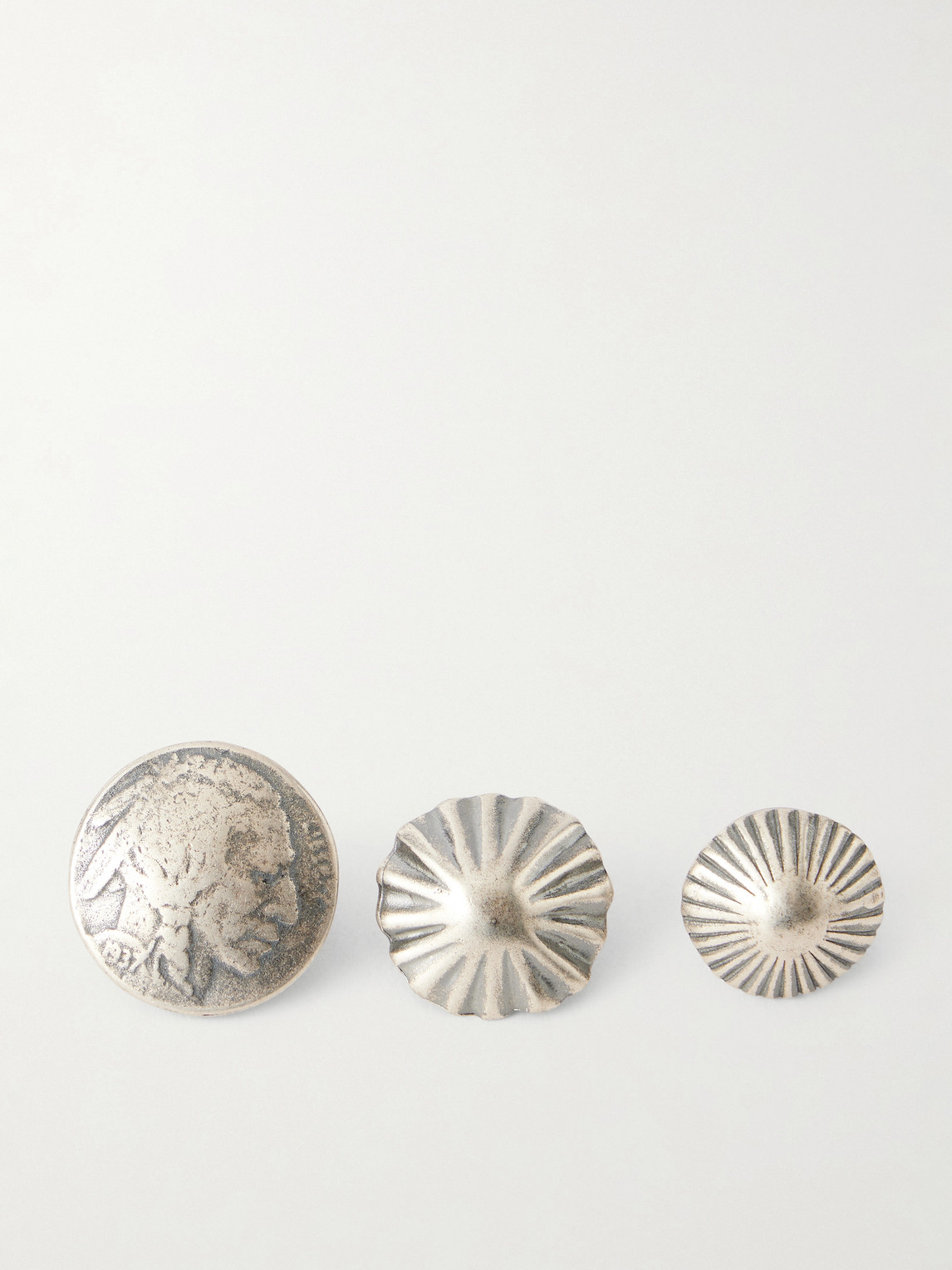 Peyote Bird Foundry Silver Pin Set