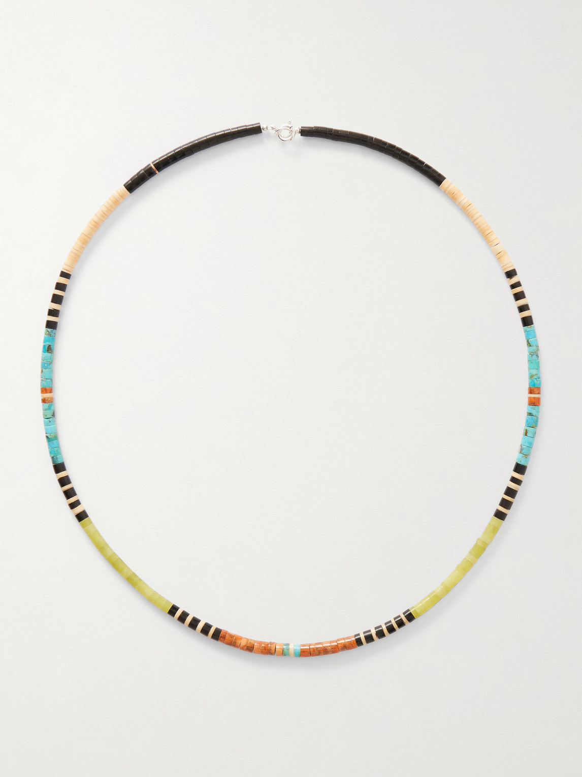 Peyote Bird – Terra Silver Multi-Stone Beaded Necklace