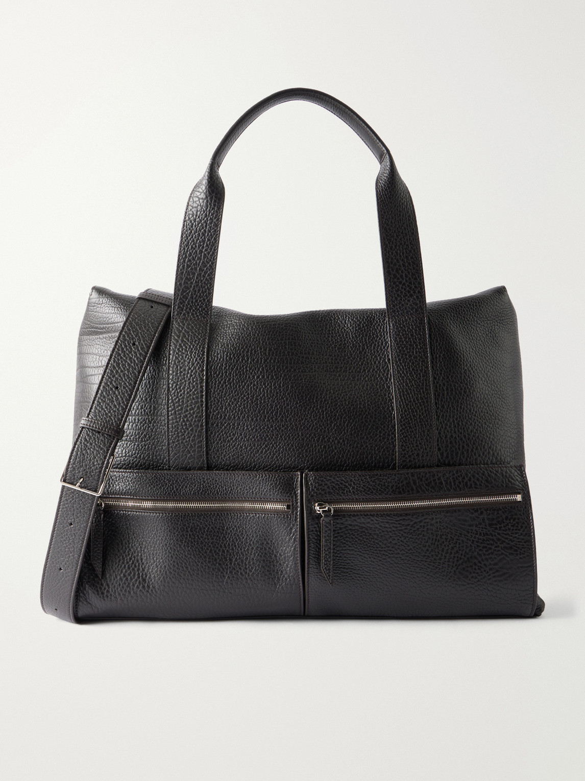 Metier Racer 53 Full-grain Leather Tote Bag In Brown