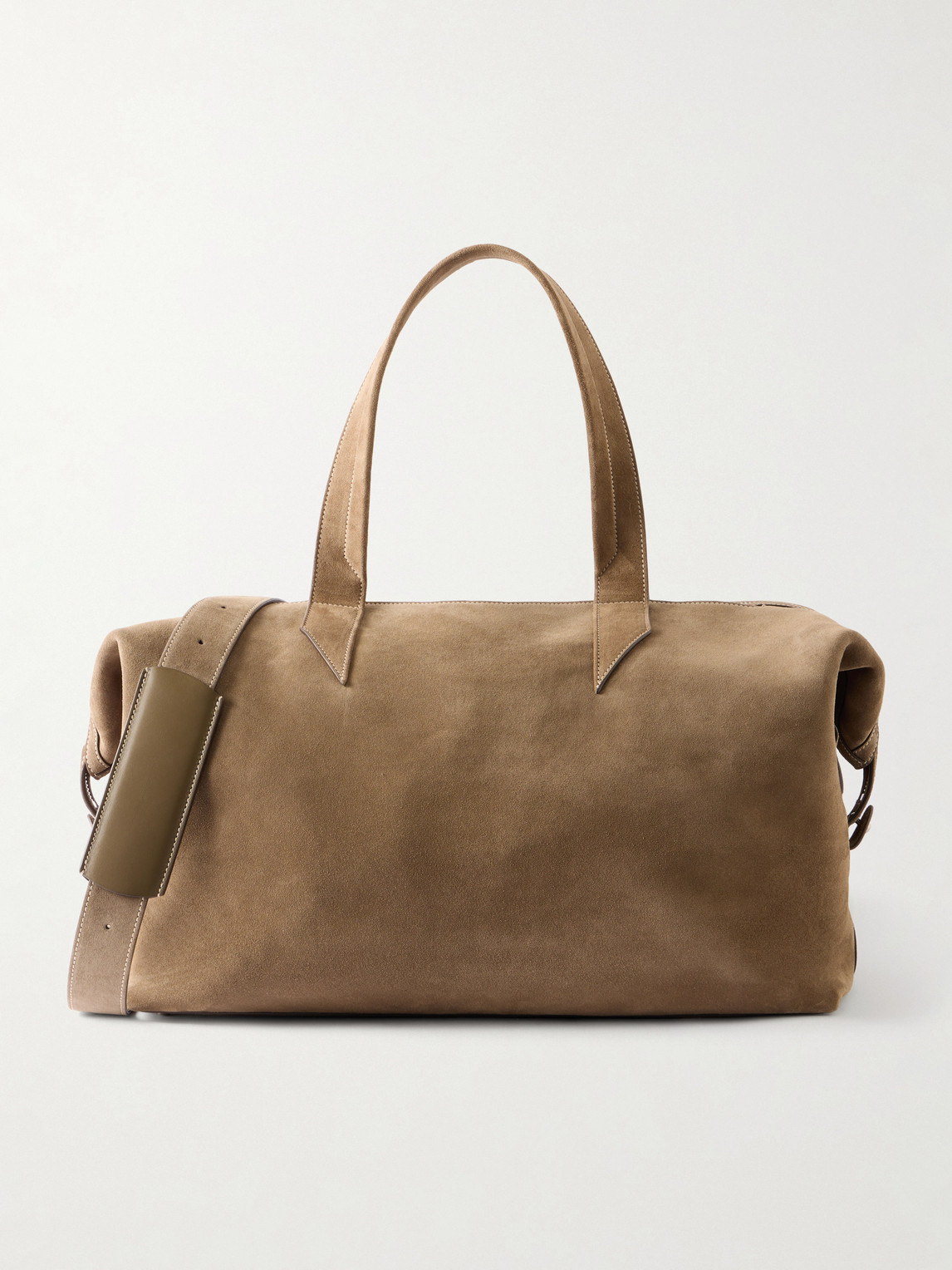 Metier Nomad Suede Weekend Bag In Brown