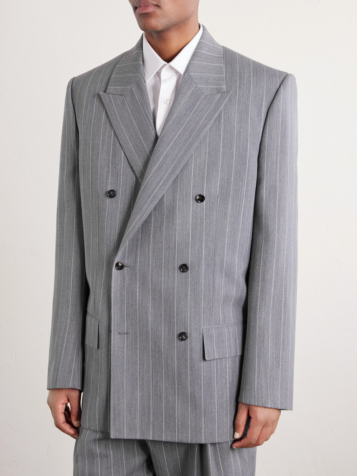 Pinstriped Blazer