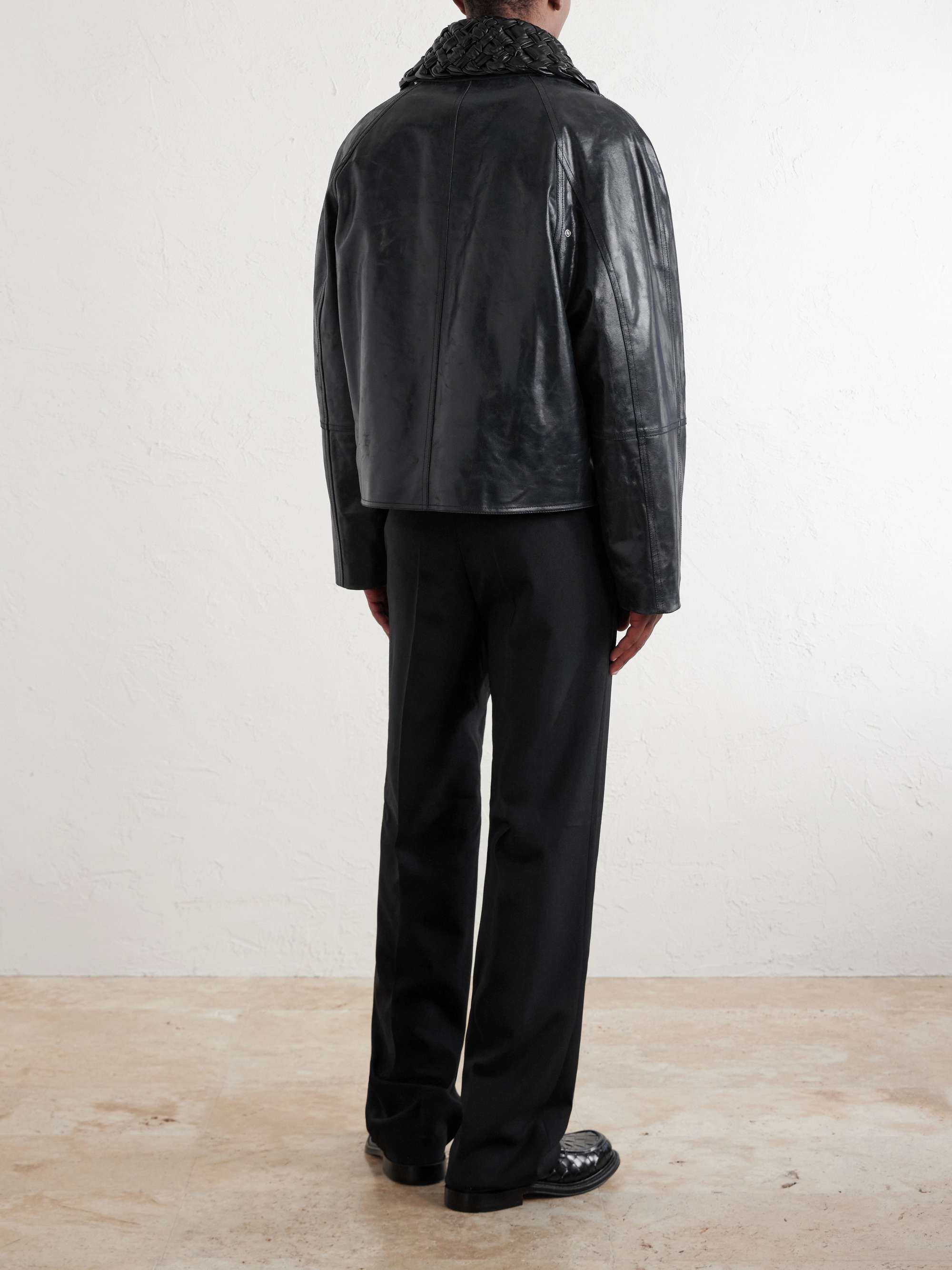 BOTTEGA VENETA イタリア製 レザージャケット 48 BOTTEGA VENETA Leather Jacket for Men | MR PORTER