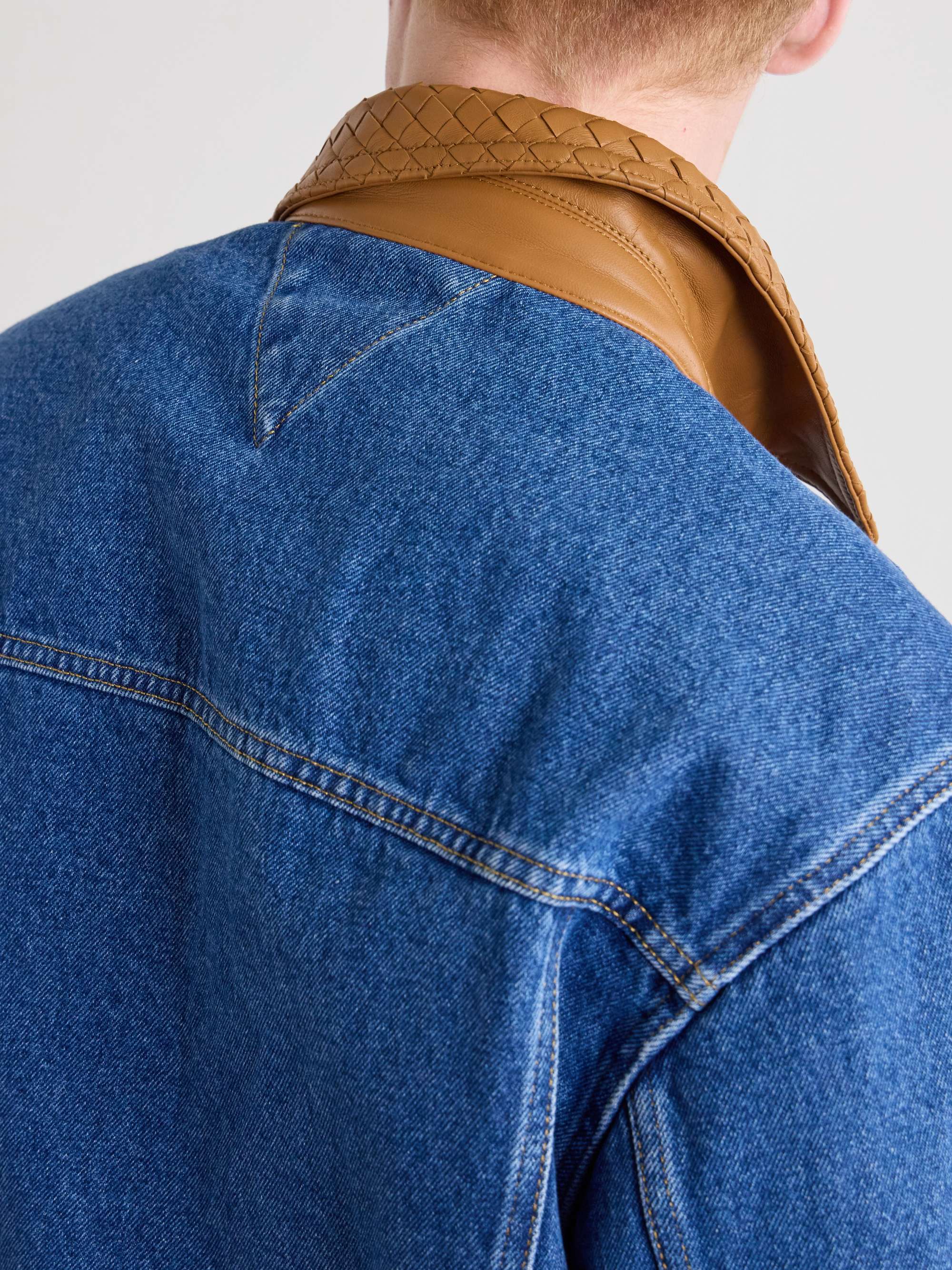 BOTTEGA VENETA Panelled Denim Jacket for Men | MR PORTER