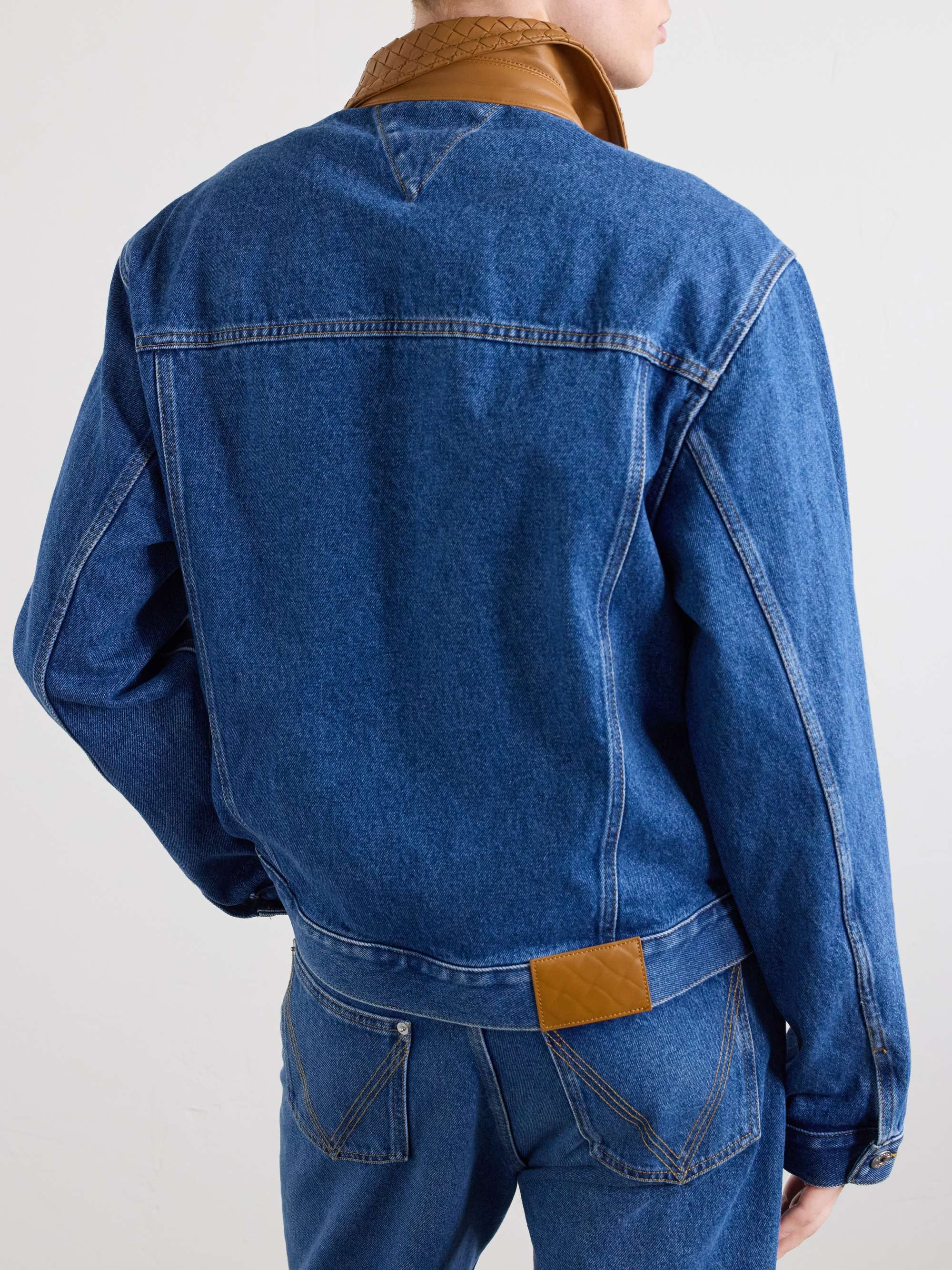 BOTTEGA VENETA Panelled Denim Jacket for Men | MR PORTER
